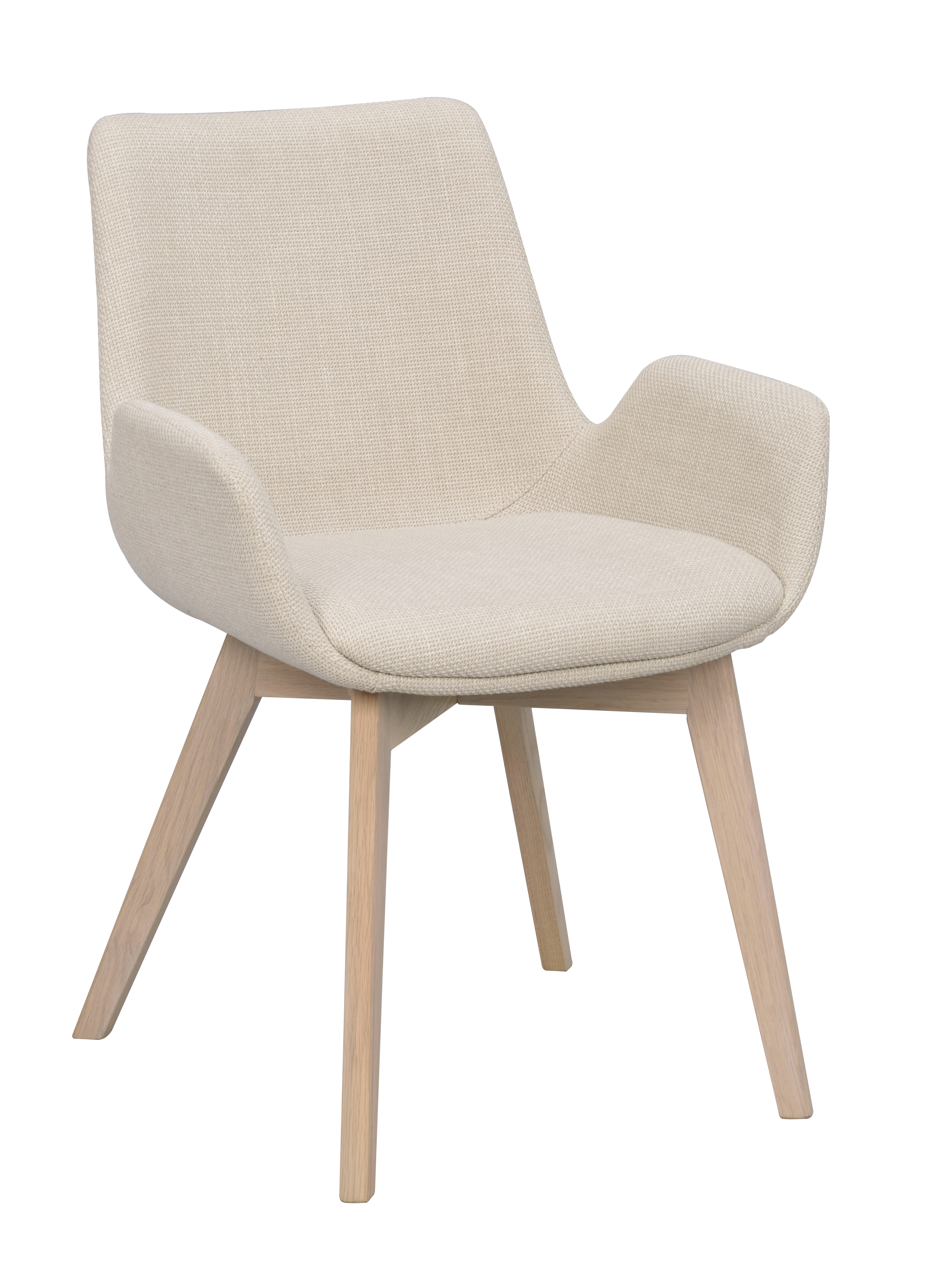Drimsdale Karmstol Beige/Vitpigmenterad