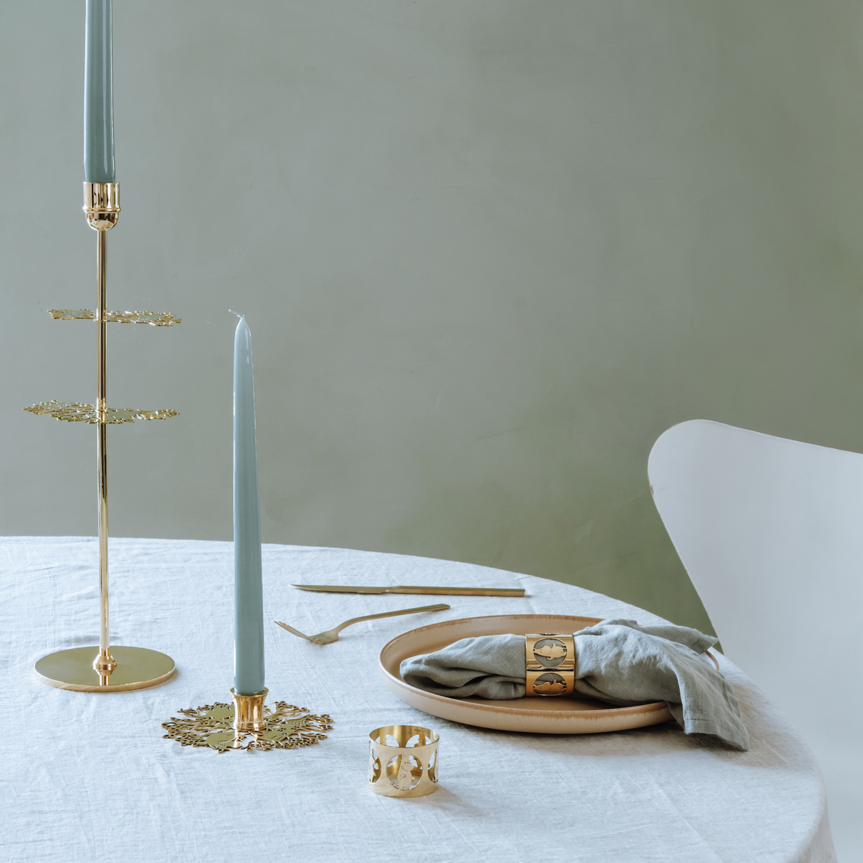 Hilke Collection Hilke X Moomin No.1 Kerzenständer Messing 13cm