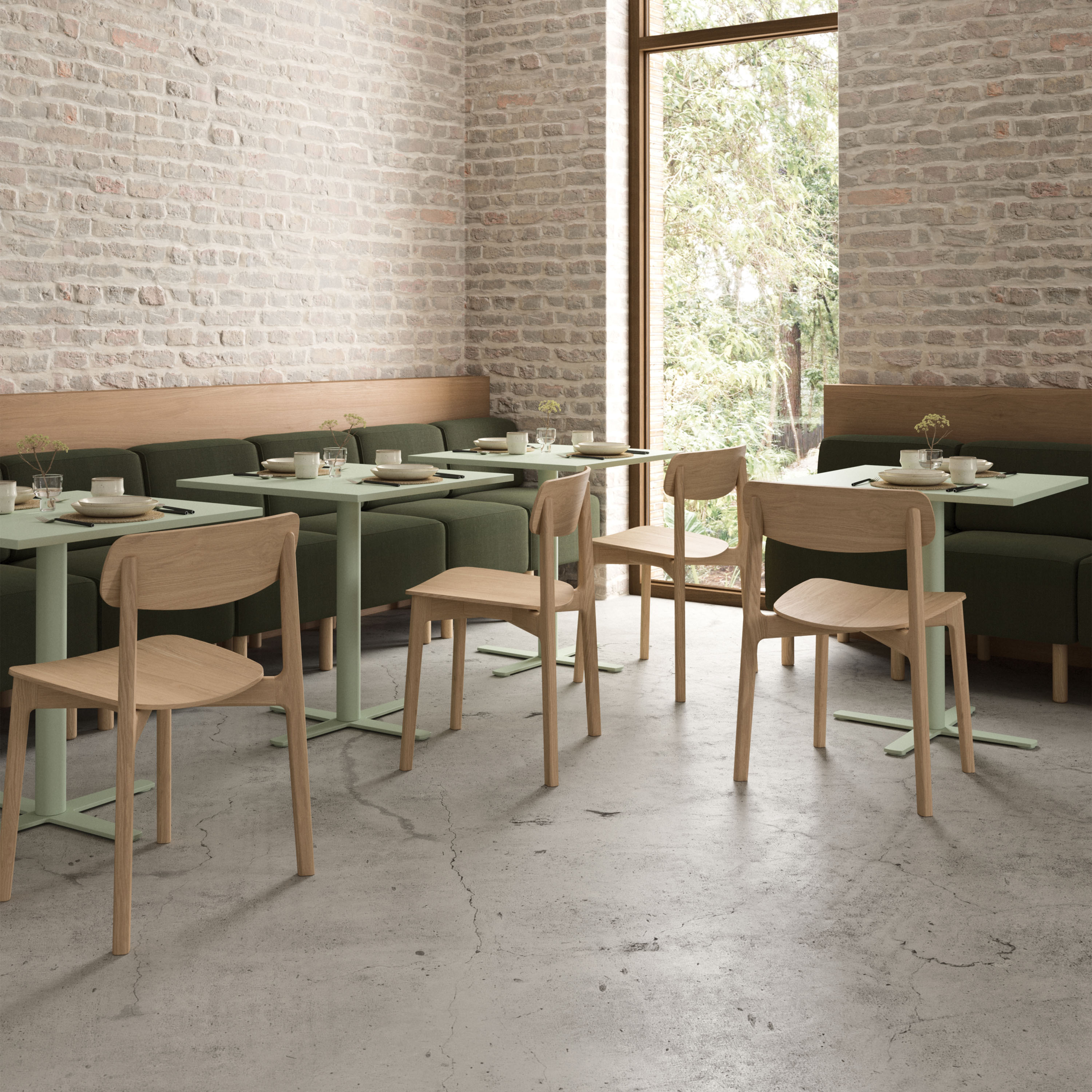 Andersen Furniture Anch Spisestol Hvitpigmentert Eik