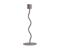 Curved Ljusstake Taupe 23cm