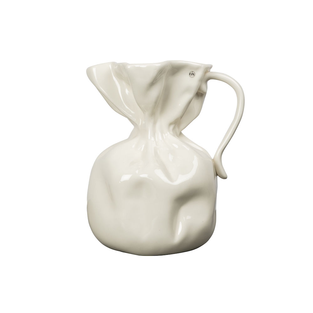 Byon - Crumple Vas/Kanna Vit 26cm