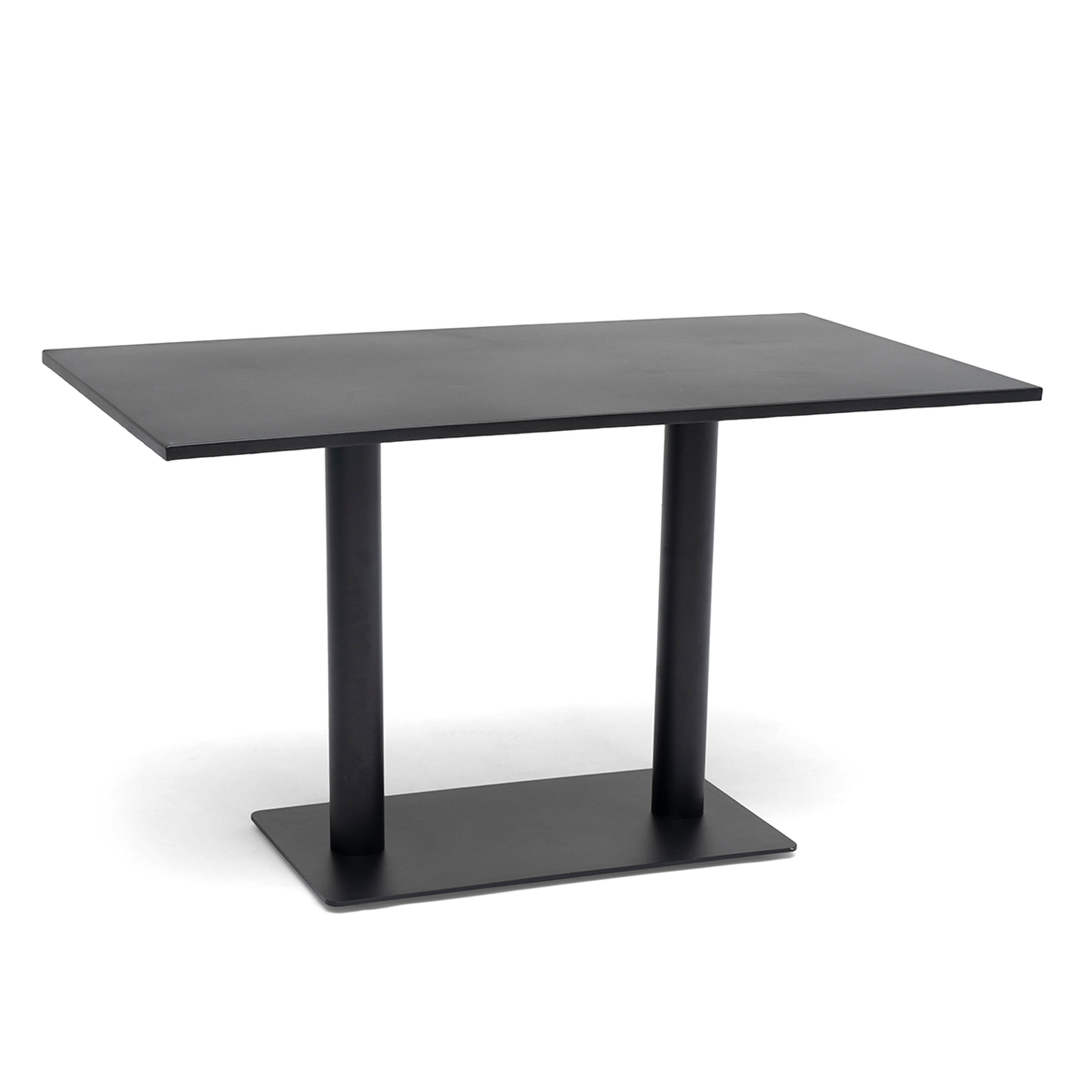 Näsby Cafétisch Schwarz 70x120
