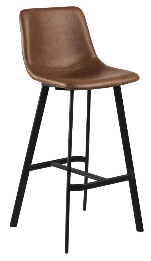2-pack Nordic Home - Jolina Barstol Brown - Brun