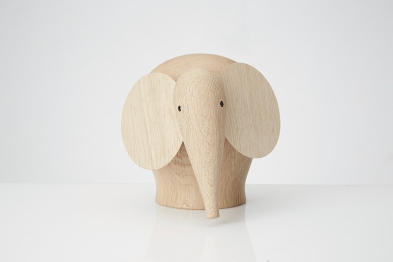 Woud Nunu Elephant -koriste 16cm