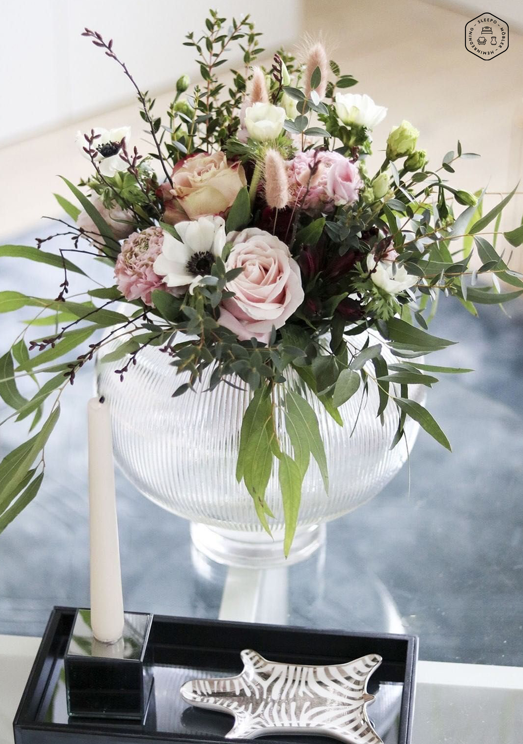 Byon Sphere Vas Klar 26cm