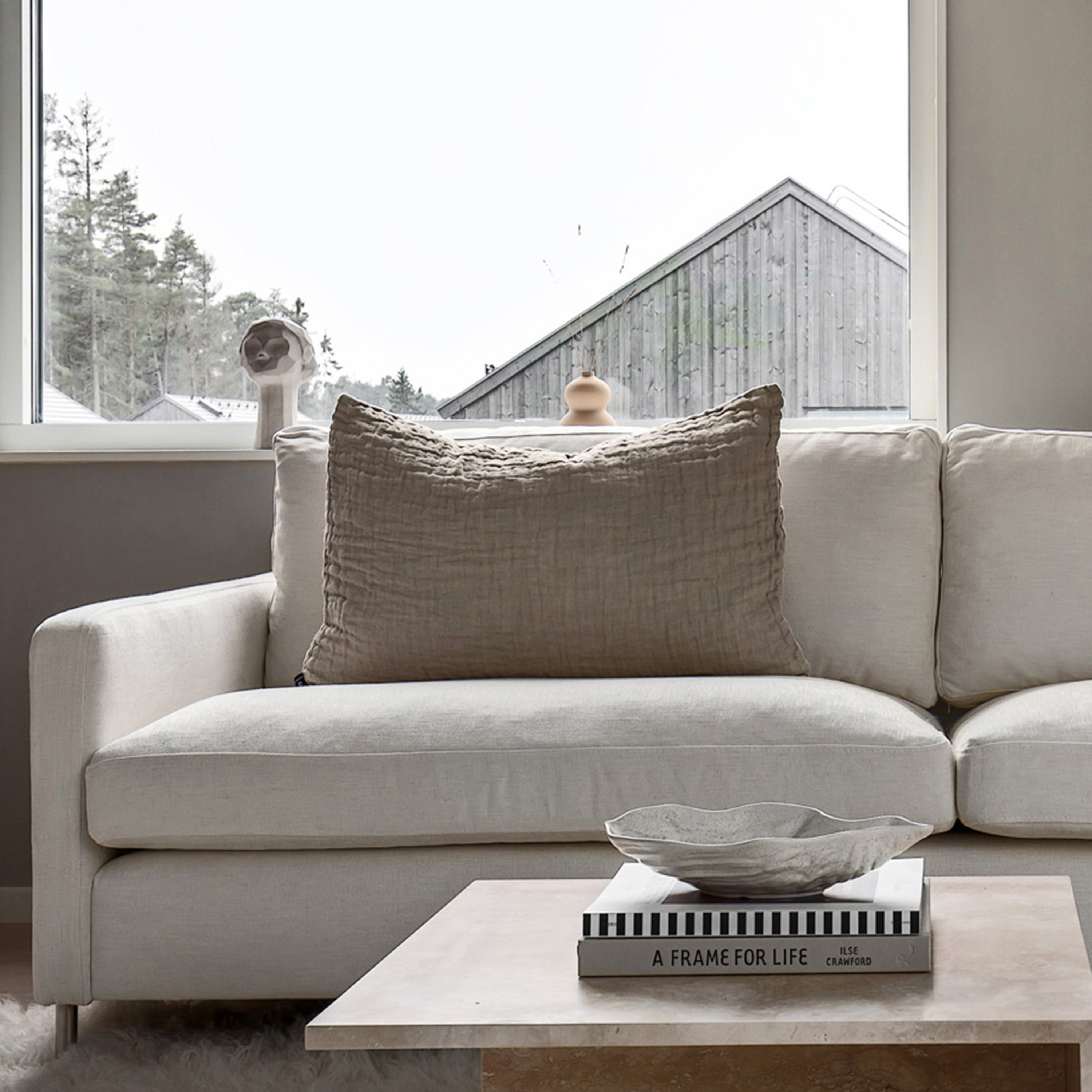 Sleepo Collection Åre 4-Sitzer Sofa Weiß 257cm