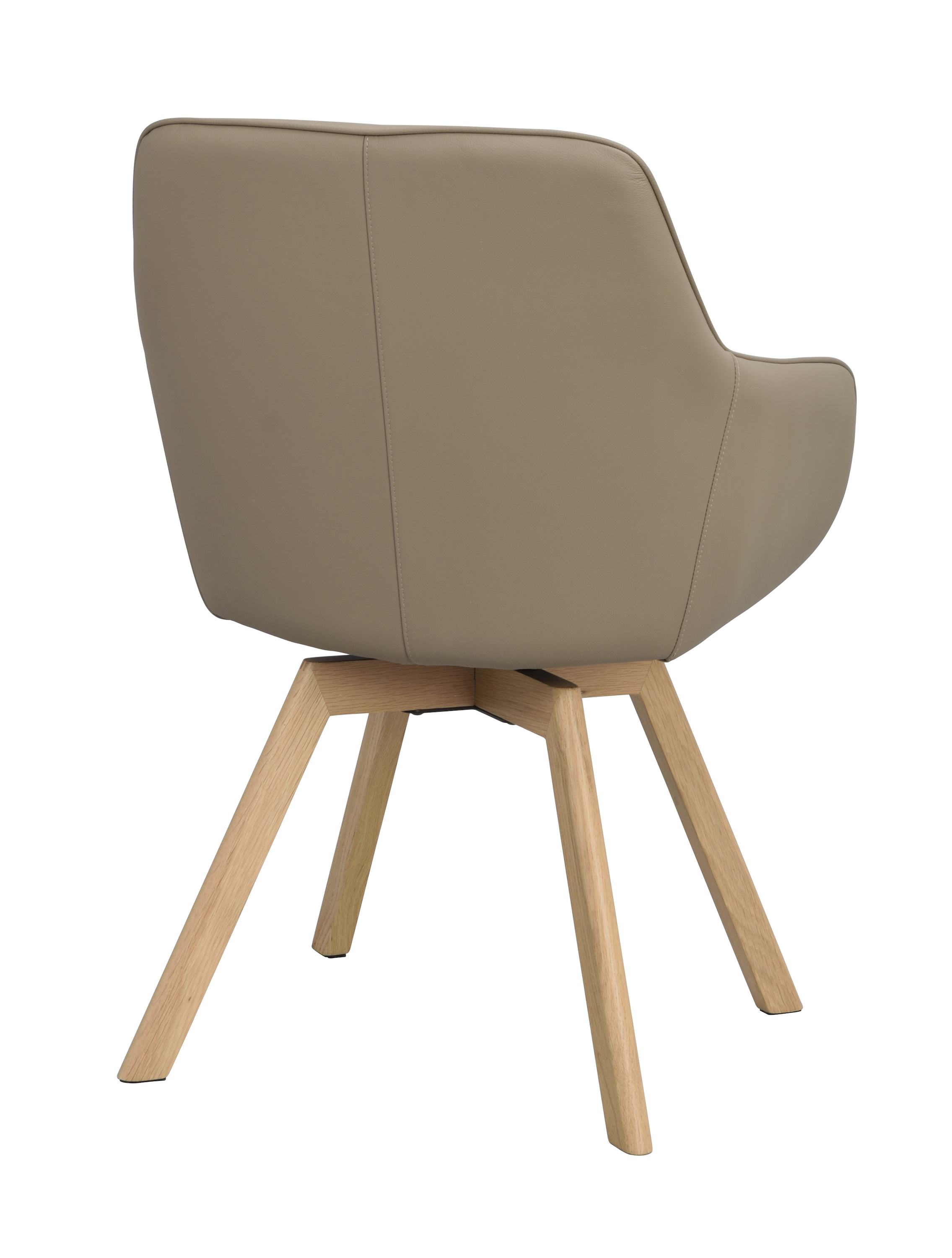 Rowico Home Alison Karmstol Beige Läder/Ek