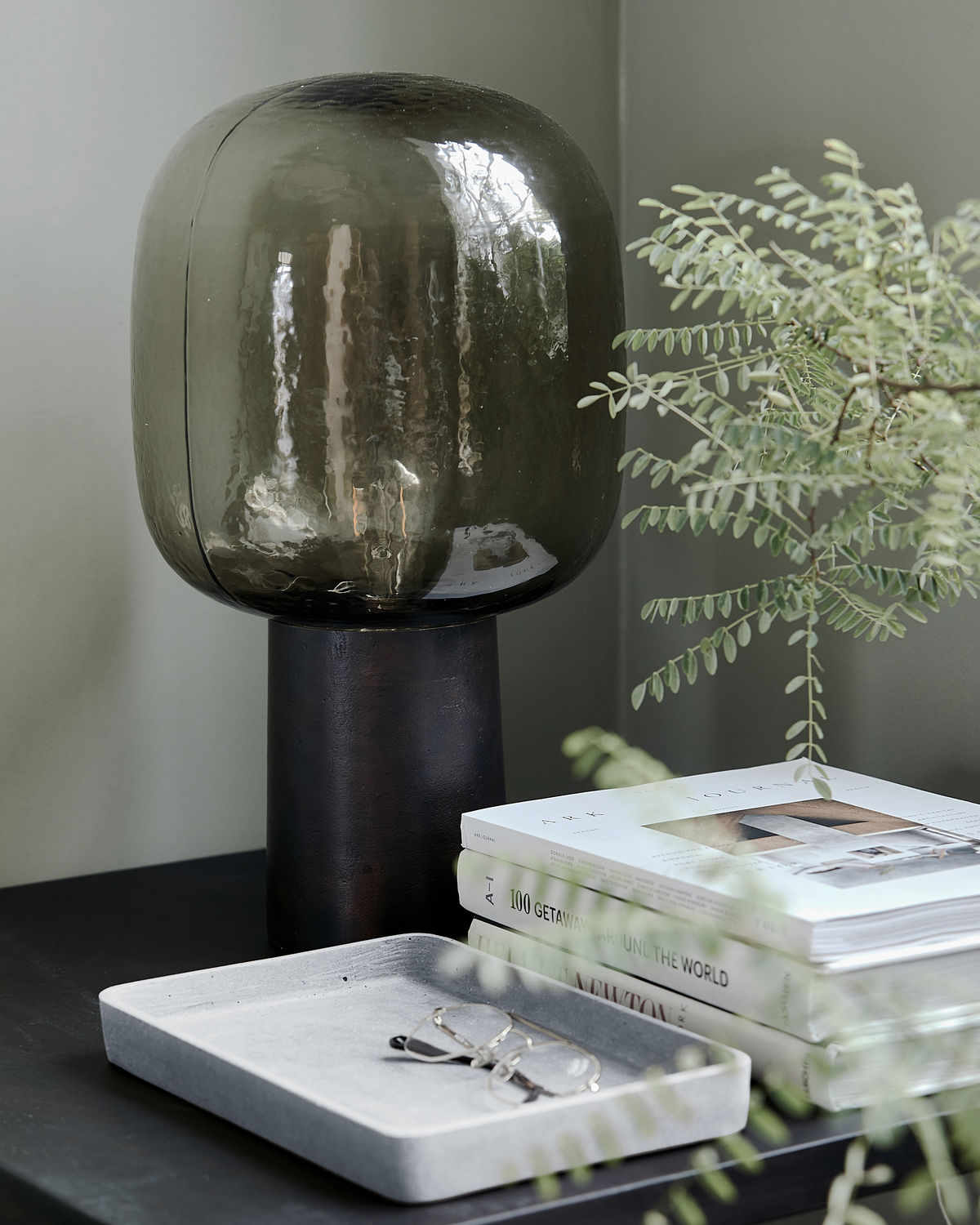 House Doctor Note Tischlampe Messing Ø28