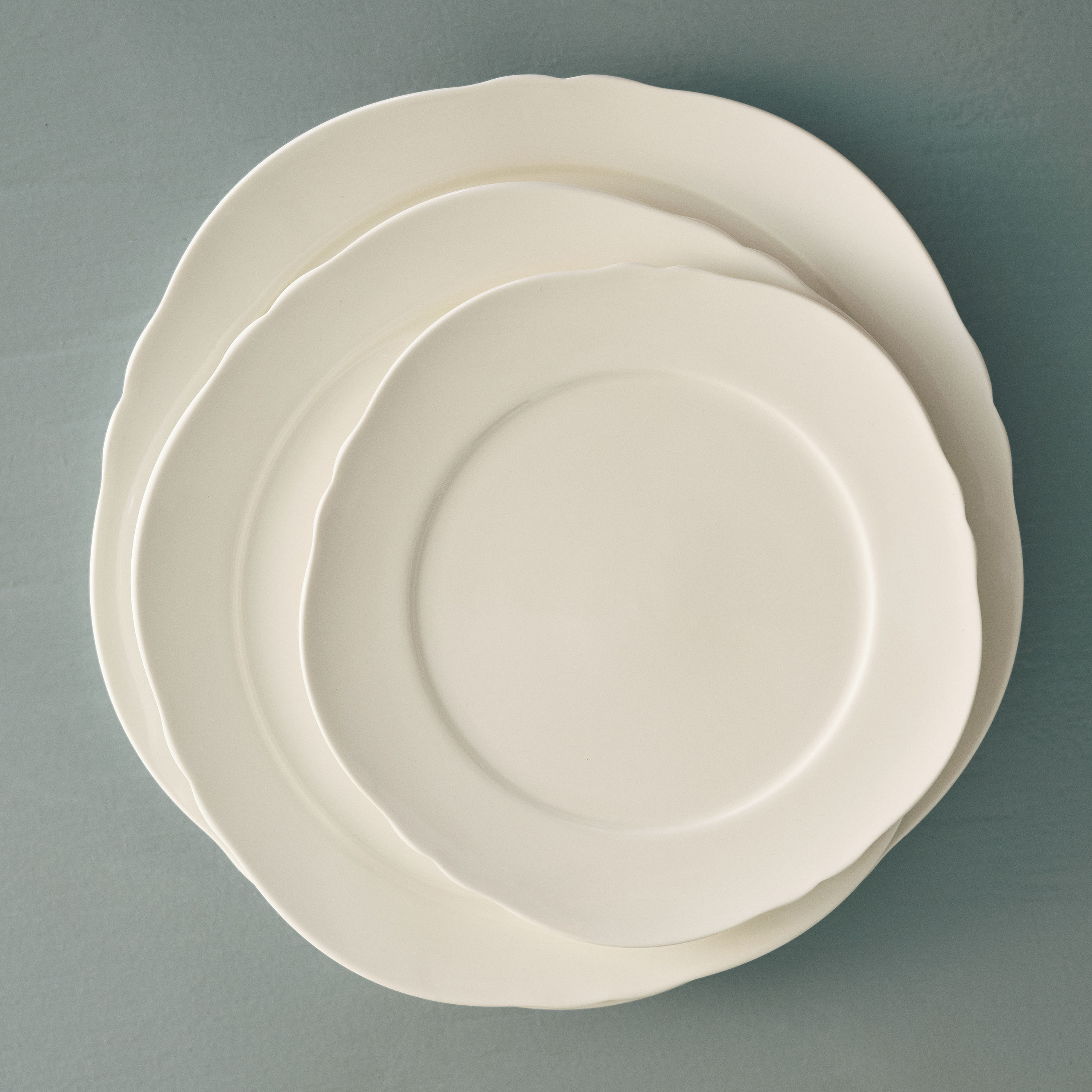 Serax Silhouette Tallrik White Ø24 4-pack