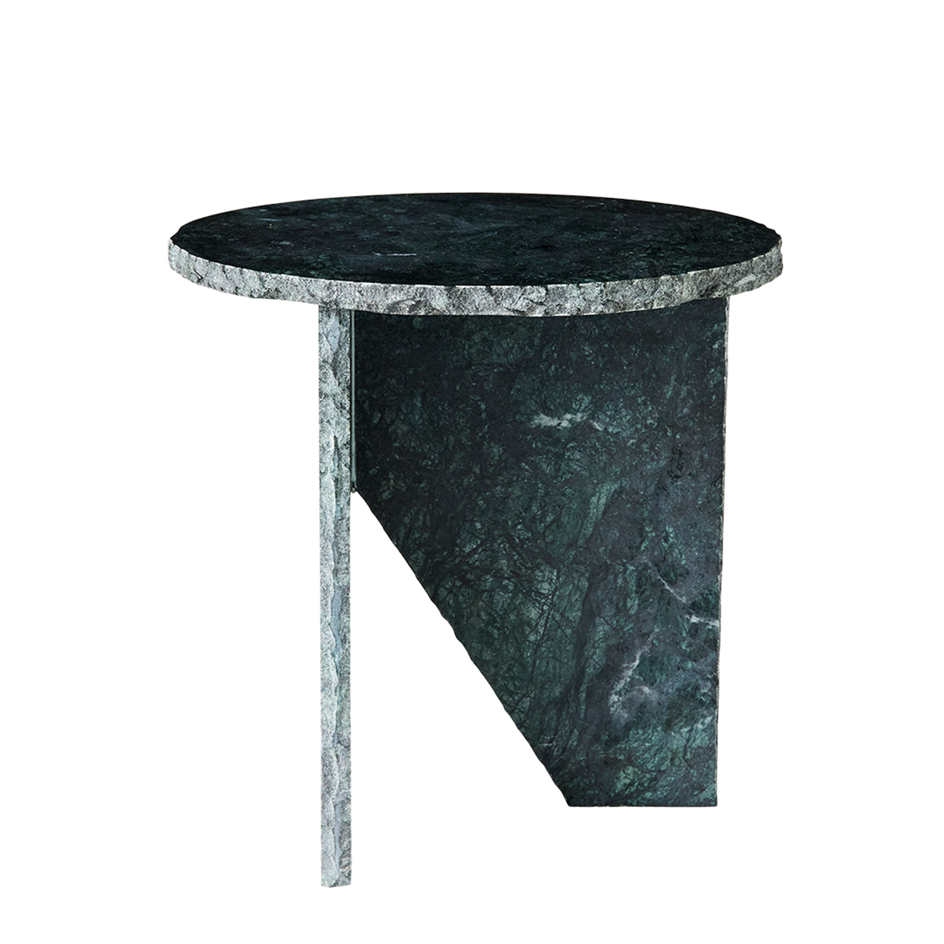 Verde Sidebord Green Marble Ø40