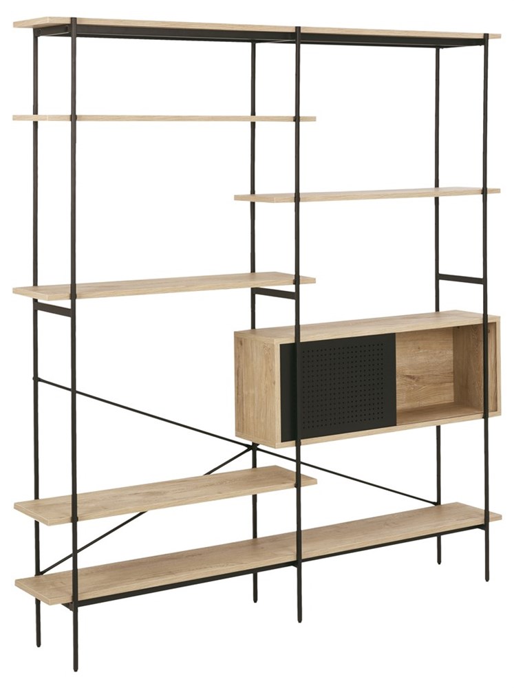 Nordic Home - Evelyn Bokhylla Ek 188cm - Beige
