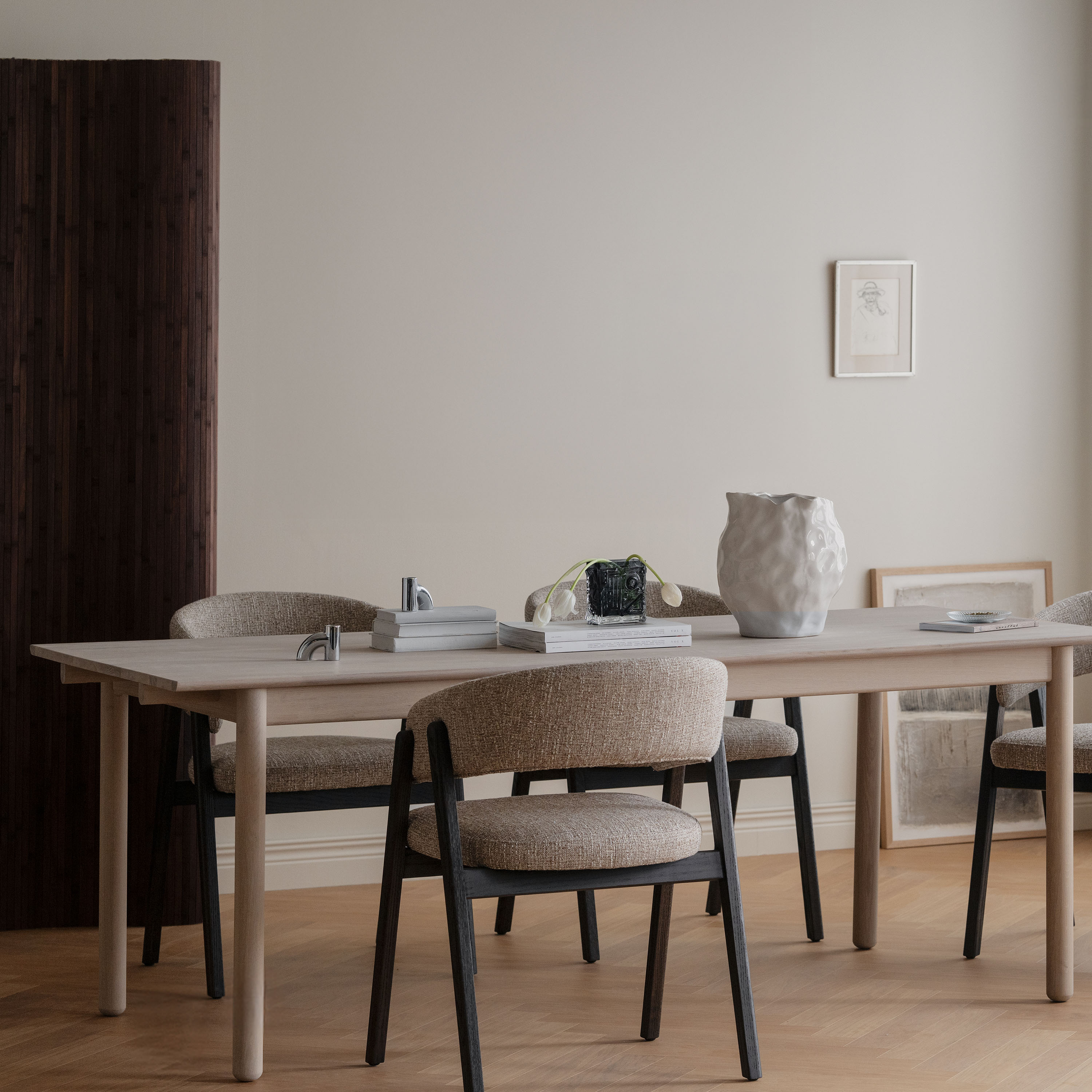 Rowico Home Derrymore Matbord Vitpigmenterad 205cm