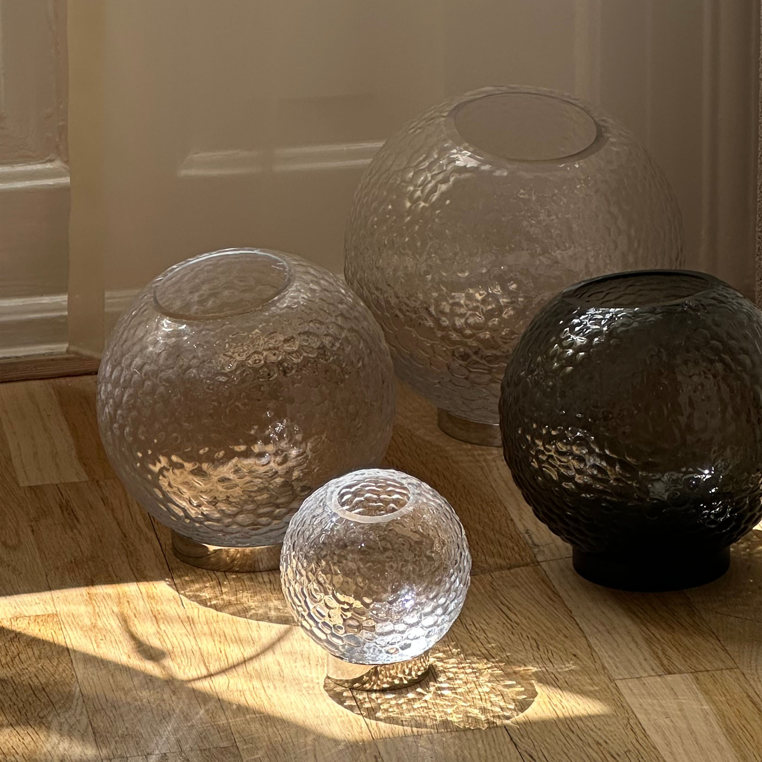 AYTM Globe Bubbles Vase Klar Ø21