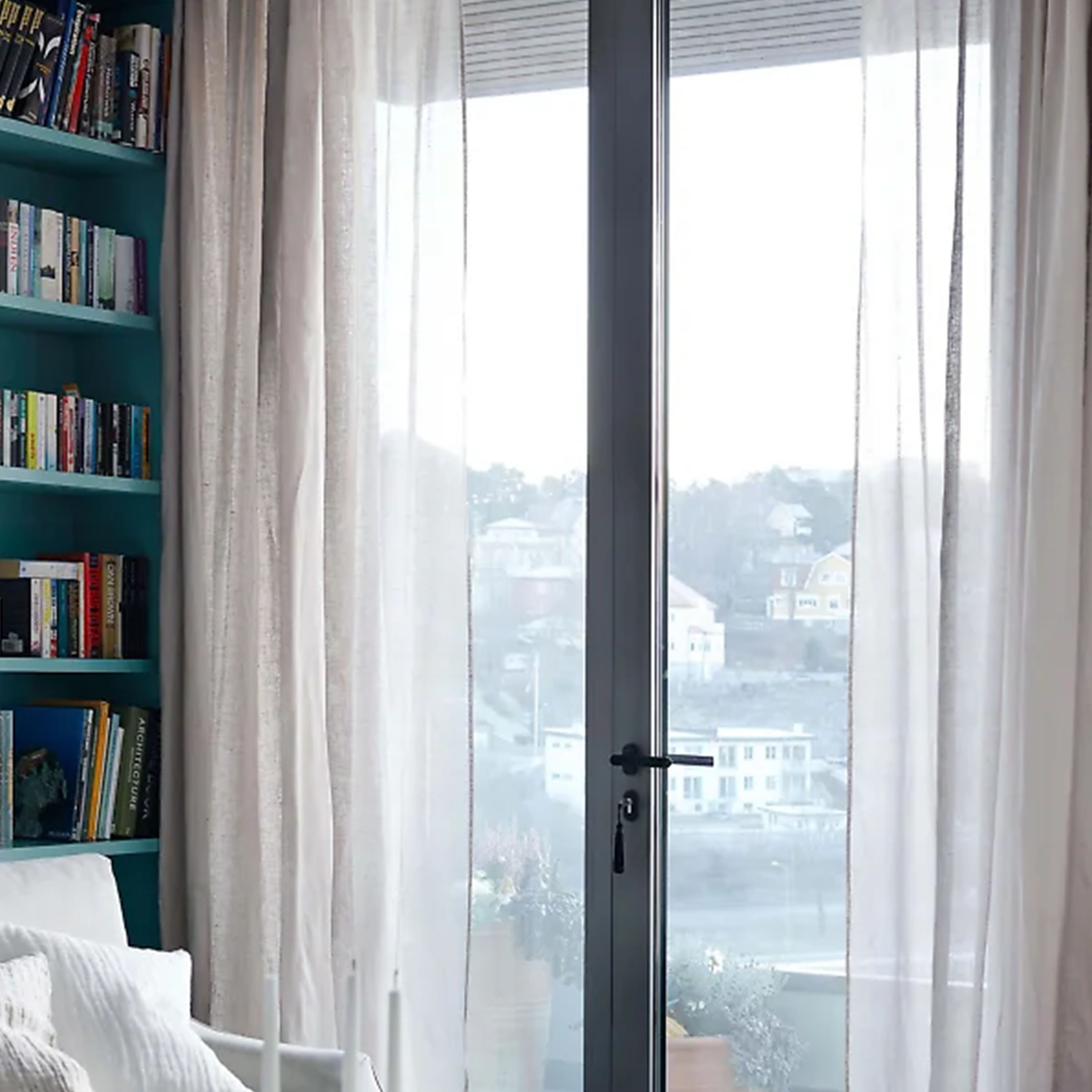 Himla Dalsland Gardinlängd Linne Mother of Pearl 290cm