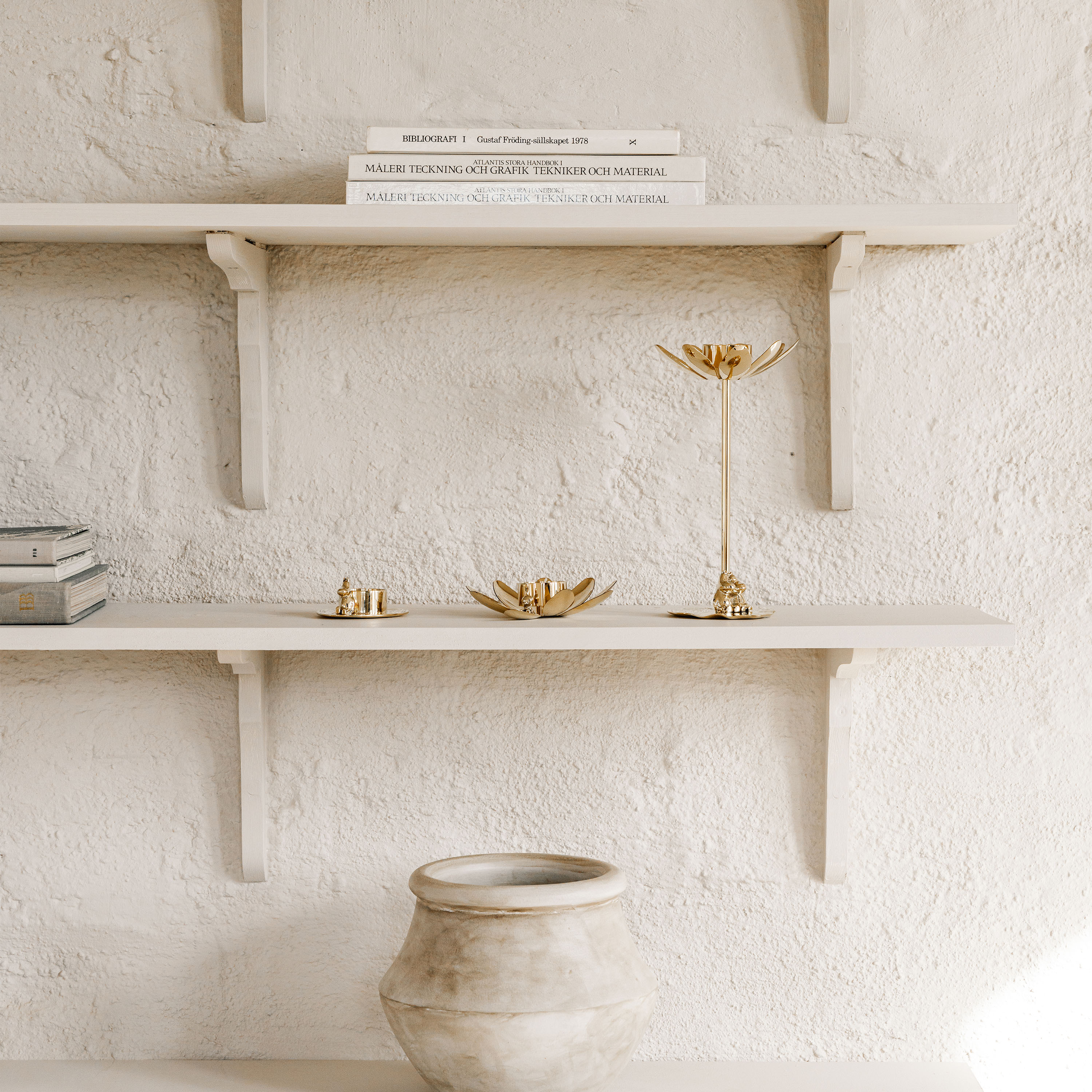 Hilke Collection Hilke X Mumins Nr.3 Kerzenhalter Messing