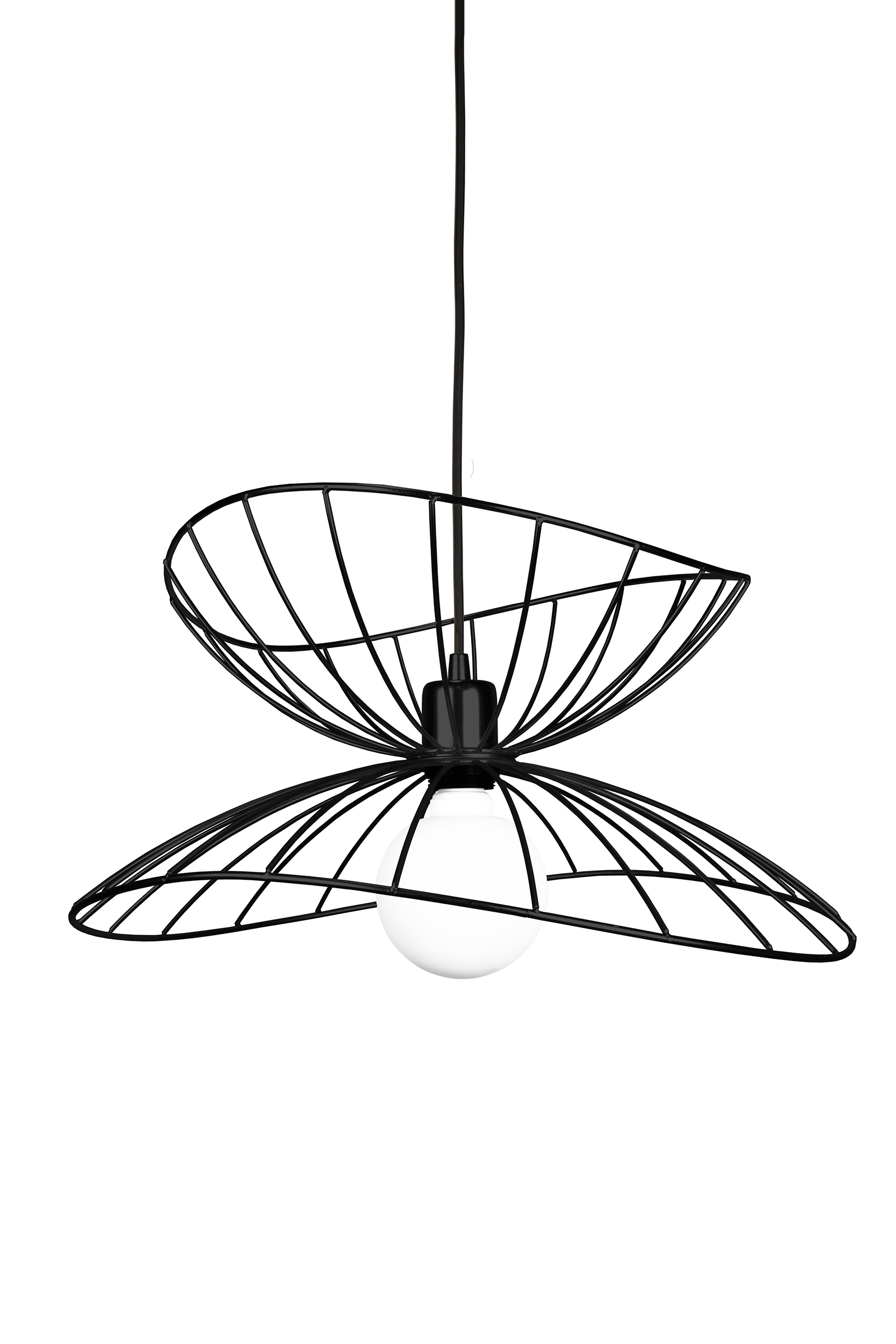 Globen Lighting - Ray Deckenleuchte Schwarz Ø45 - Deckenleuchten