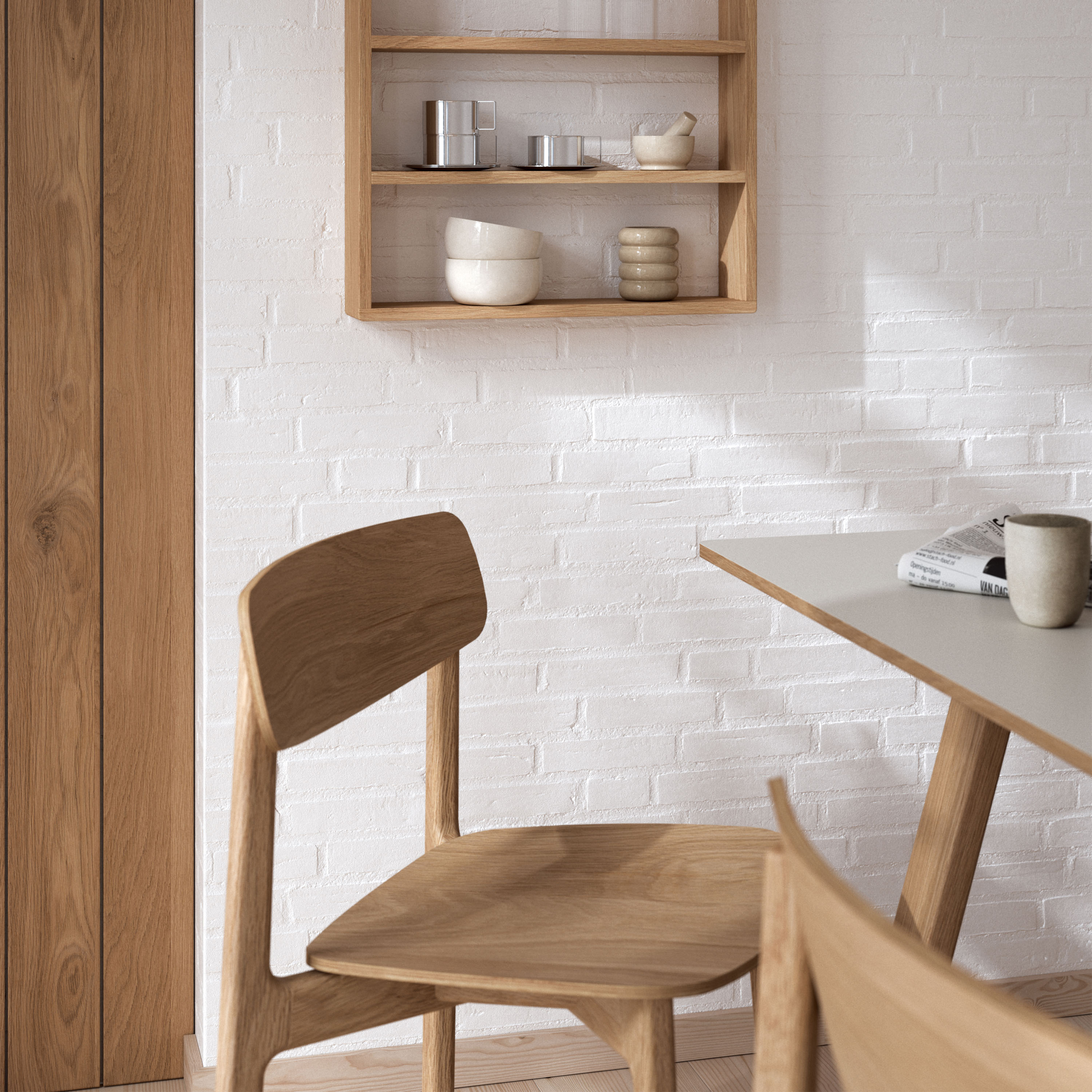 Andersen Furniture Anch Spisestol Hvitpigmentert Eik