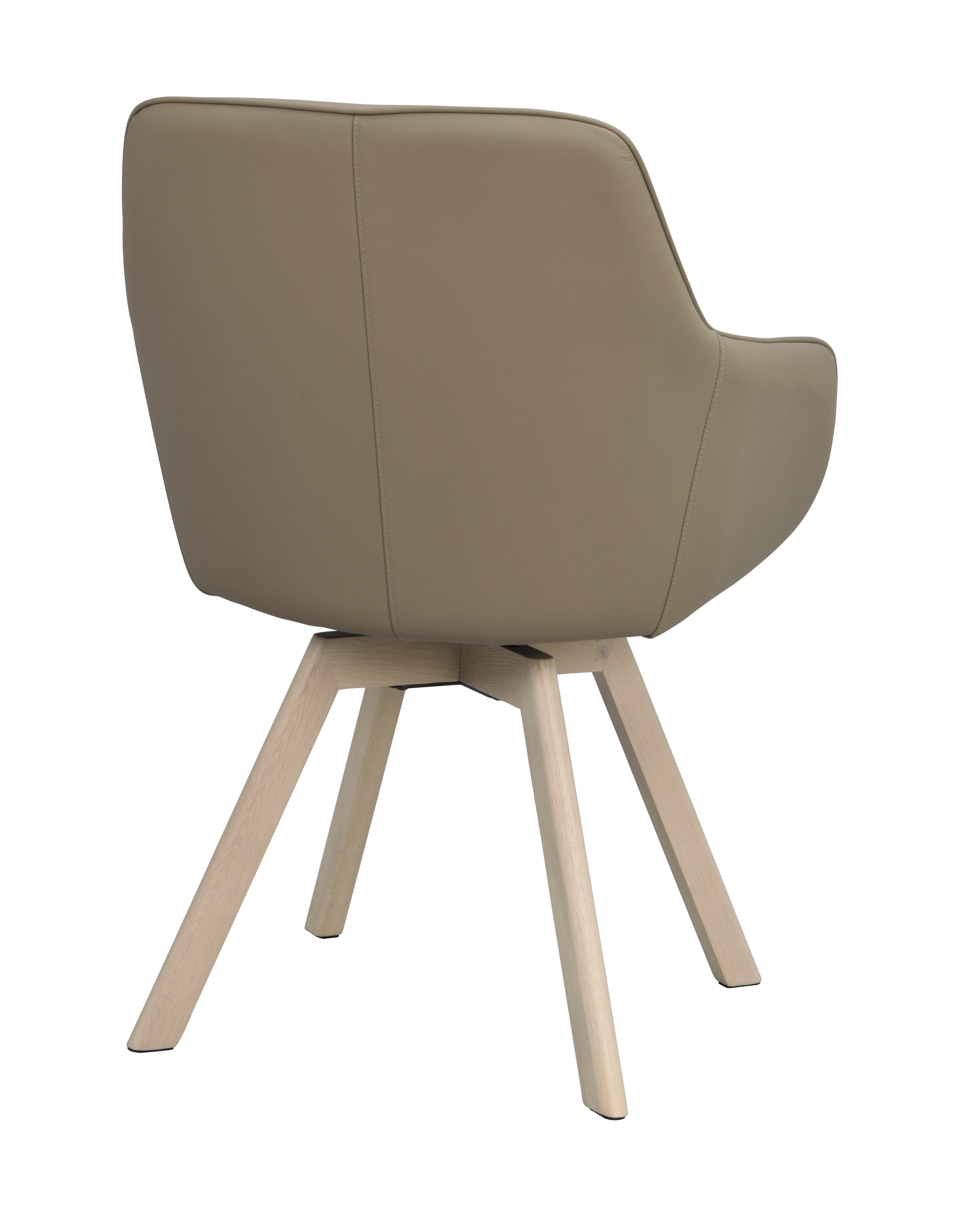 Rowico Home Alison Karmstol Beige Läder/Vitpigmenterad