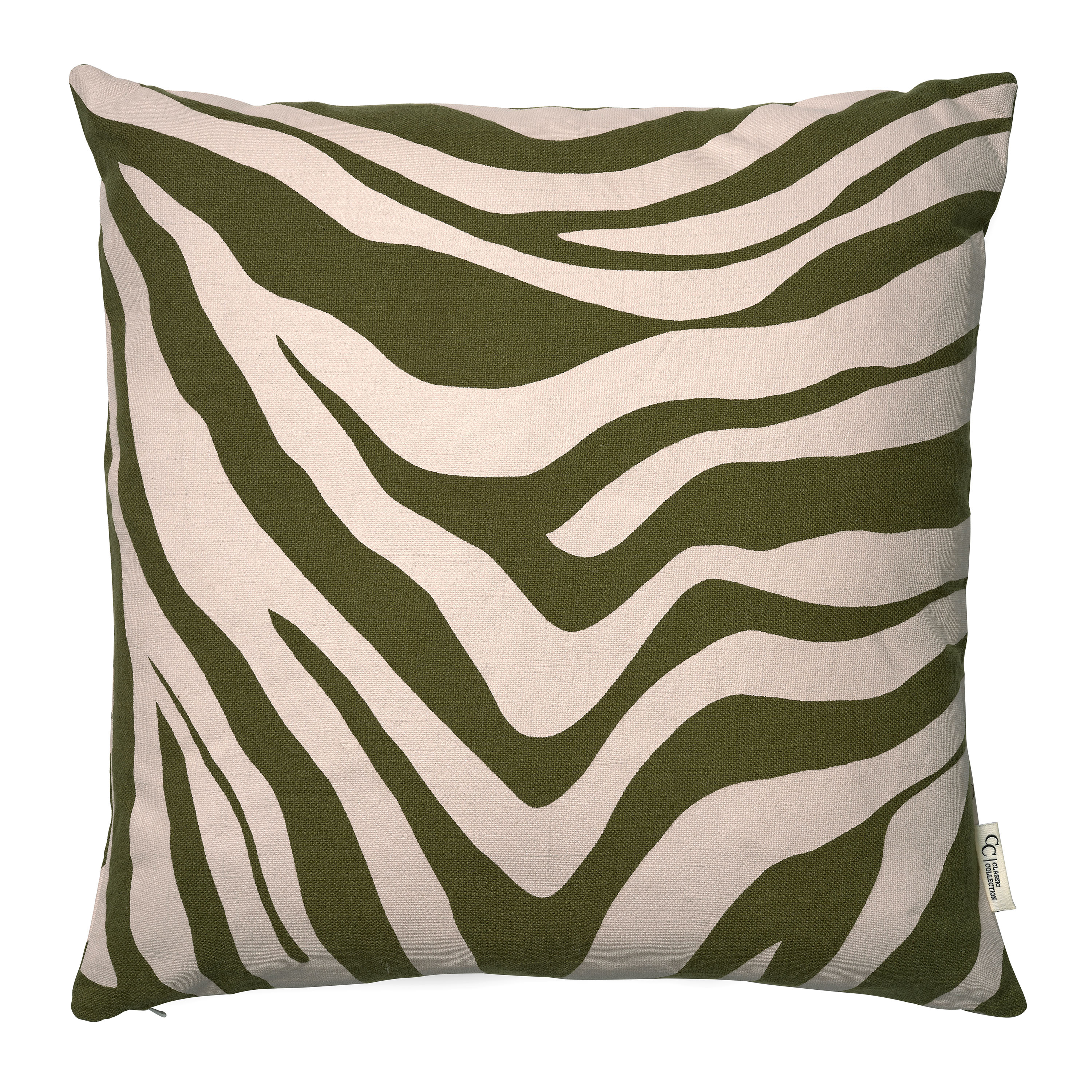 Savannah Kuddfodral Green/Off White 50x50