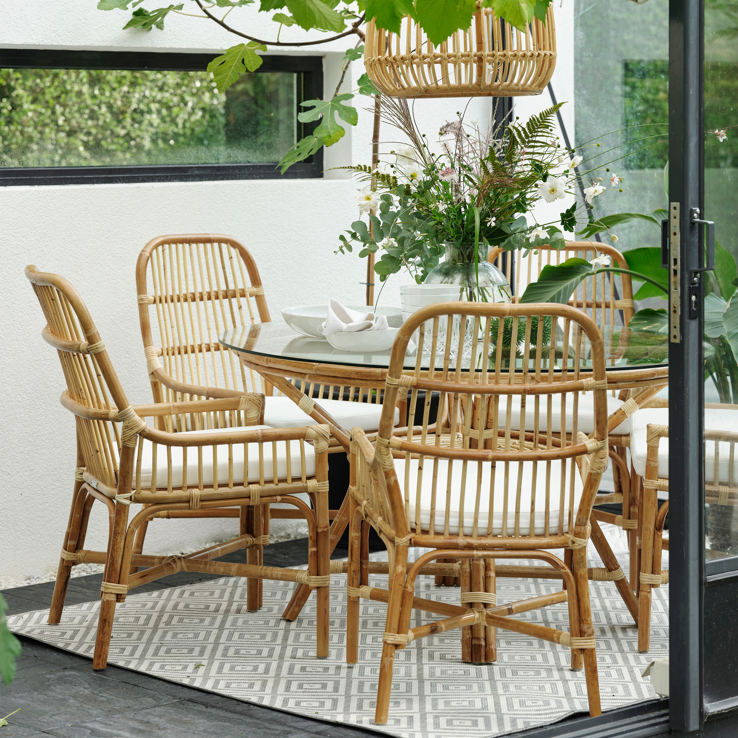 Brafab Vallda Matstol Natur/Vit