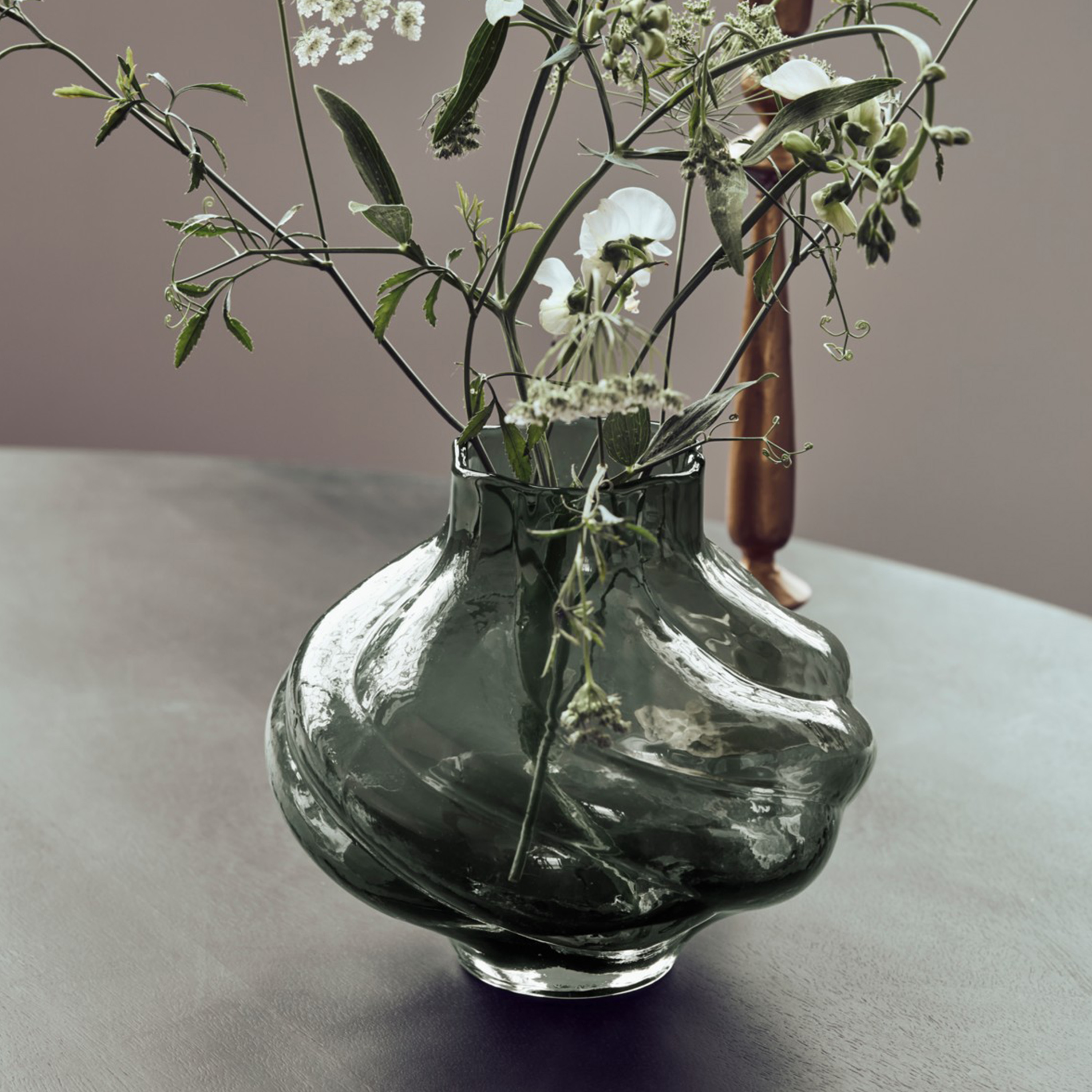 House Doctor Turn Maljakko Savunharmaa 20cm