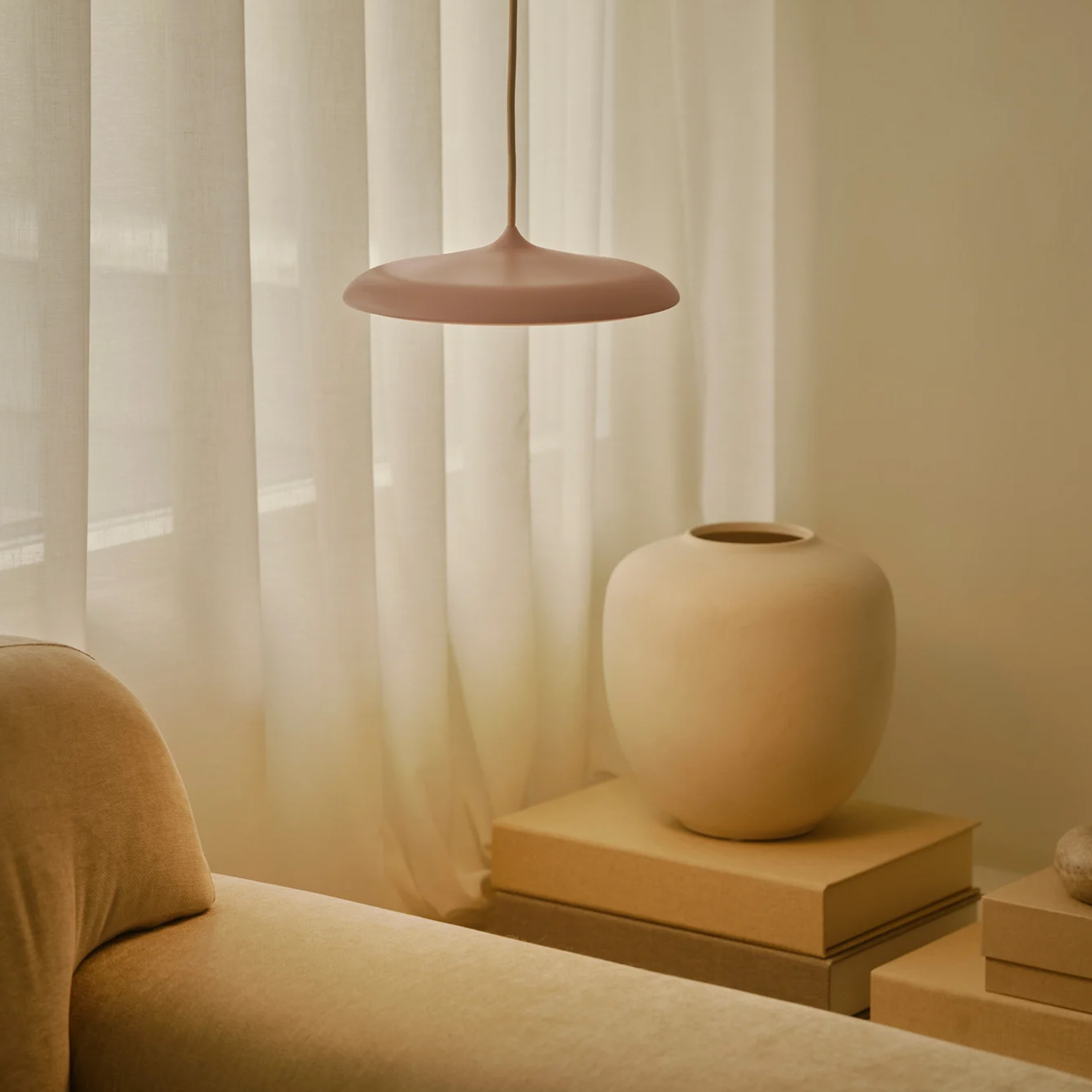 Design For The People Artist 25 Taklampa Puderrosa