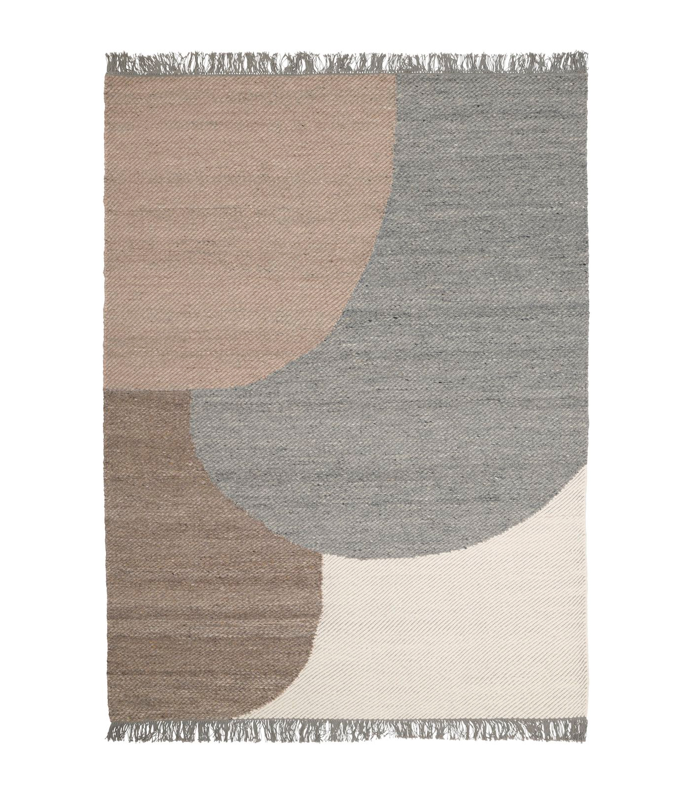 Linie Design - Eik Ullmatta Grey 170x240 - Grå