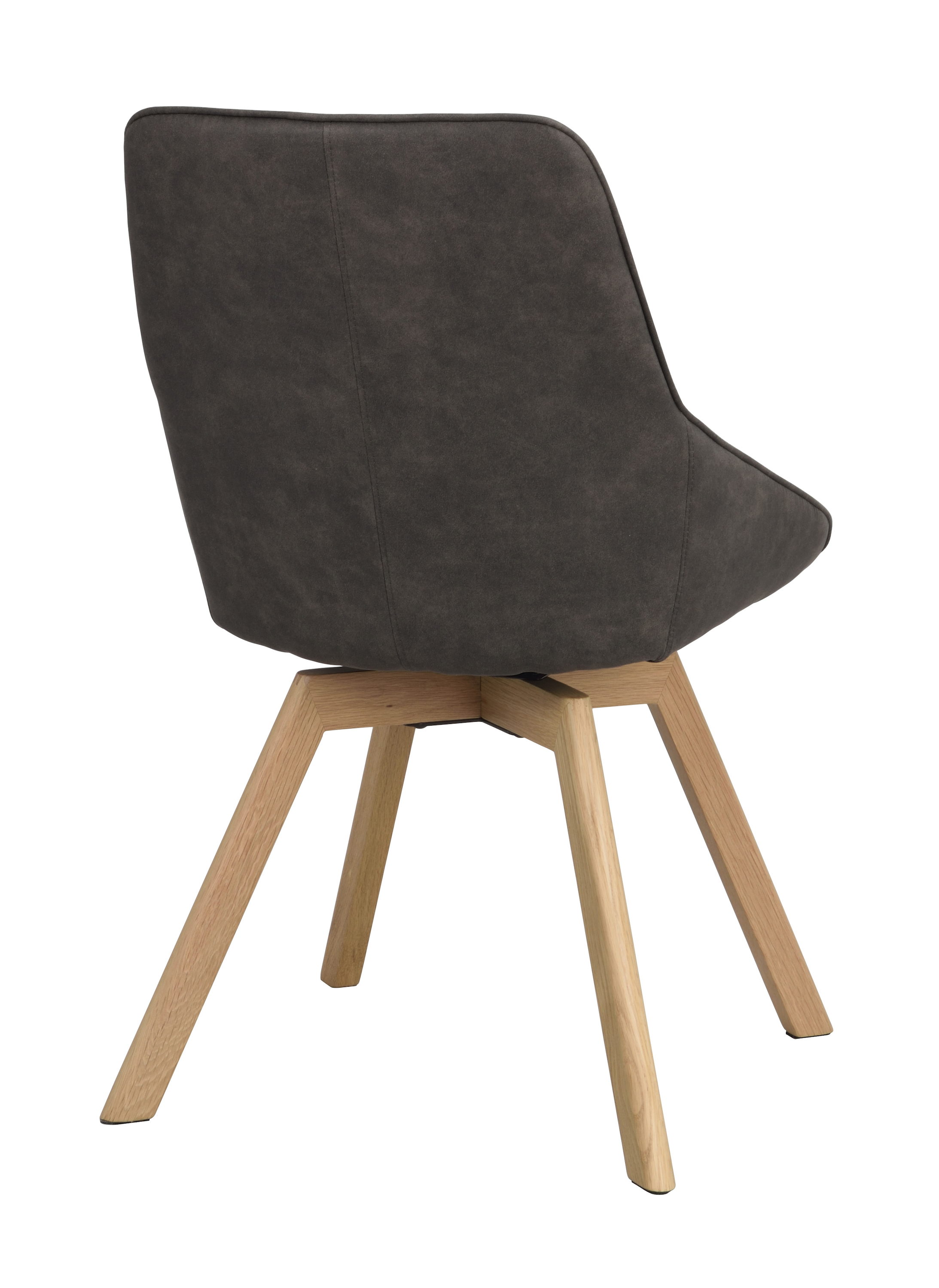 Rowico Home Alison Matstol Mörkgrå Microfiber/Ek