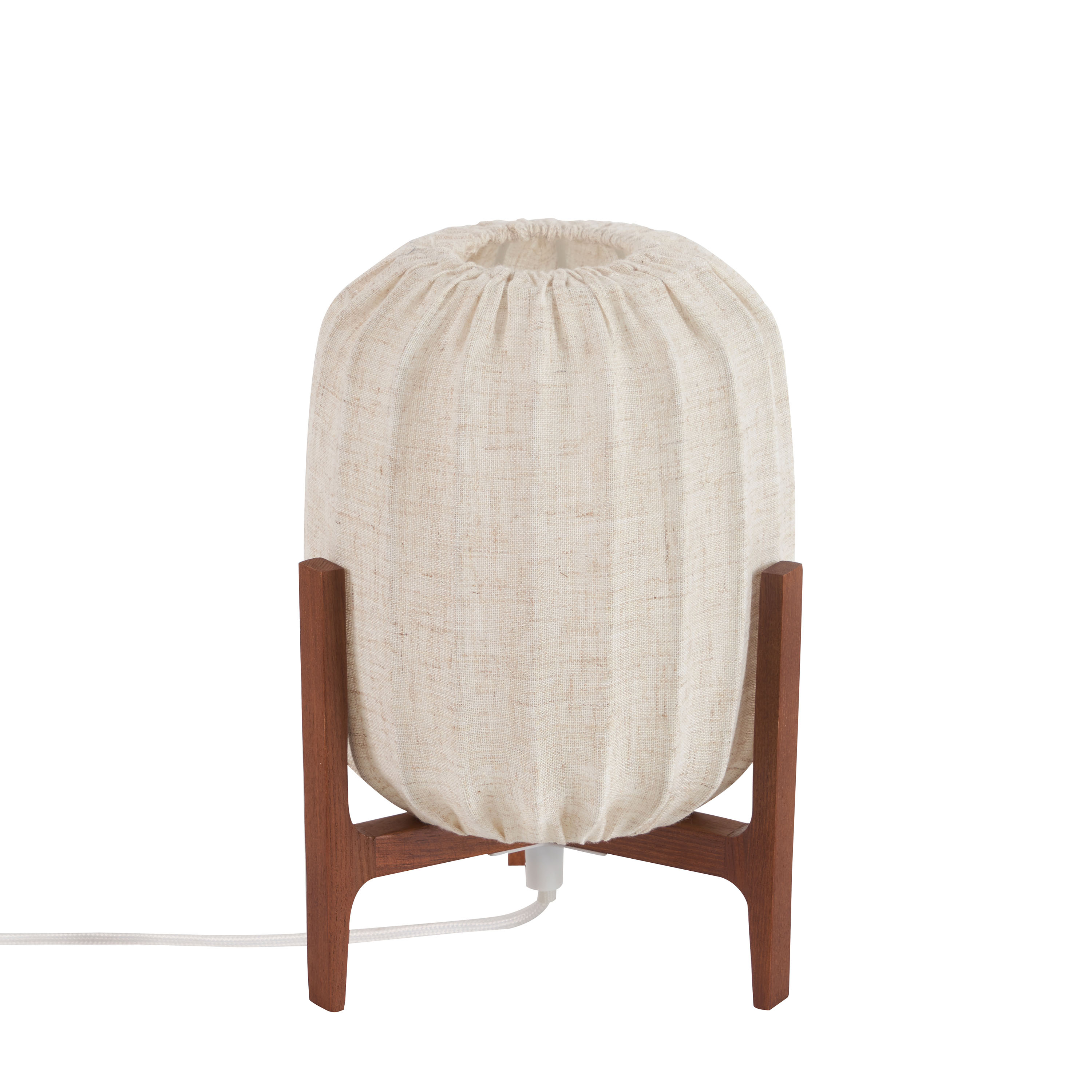 Prisma Tischleuchte Dark Ash/Natural 24cm