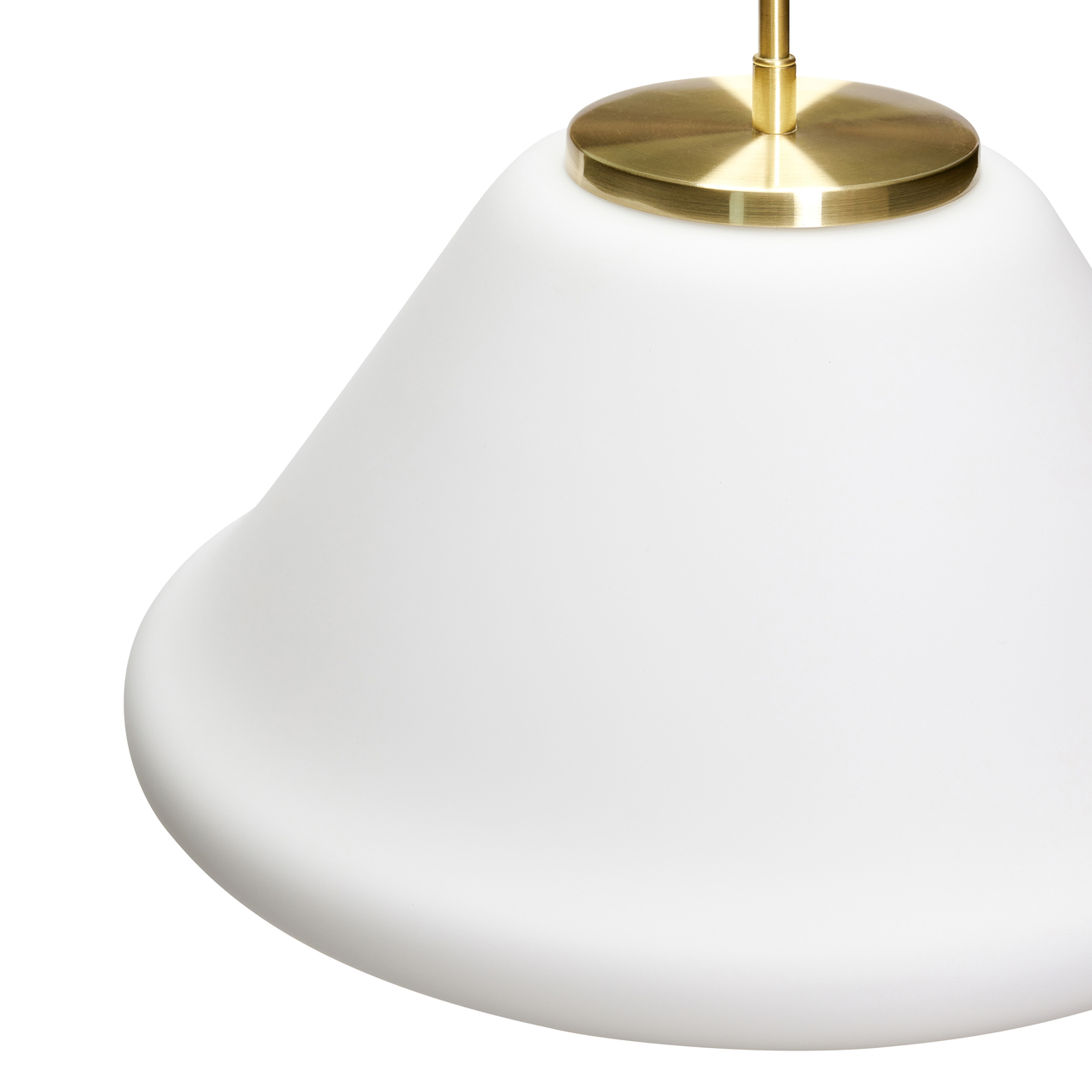 Hübsch Muse Riippuvalaisin Triangular White Ø40