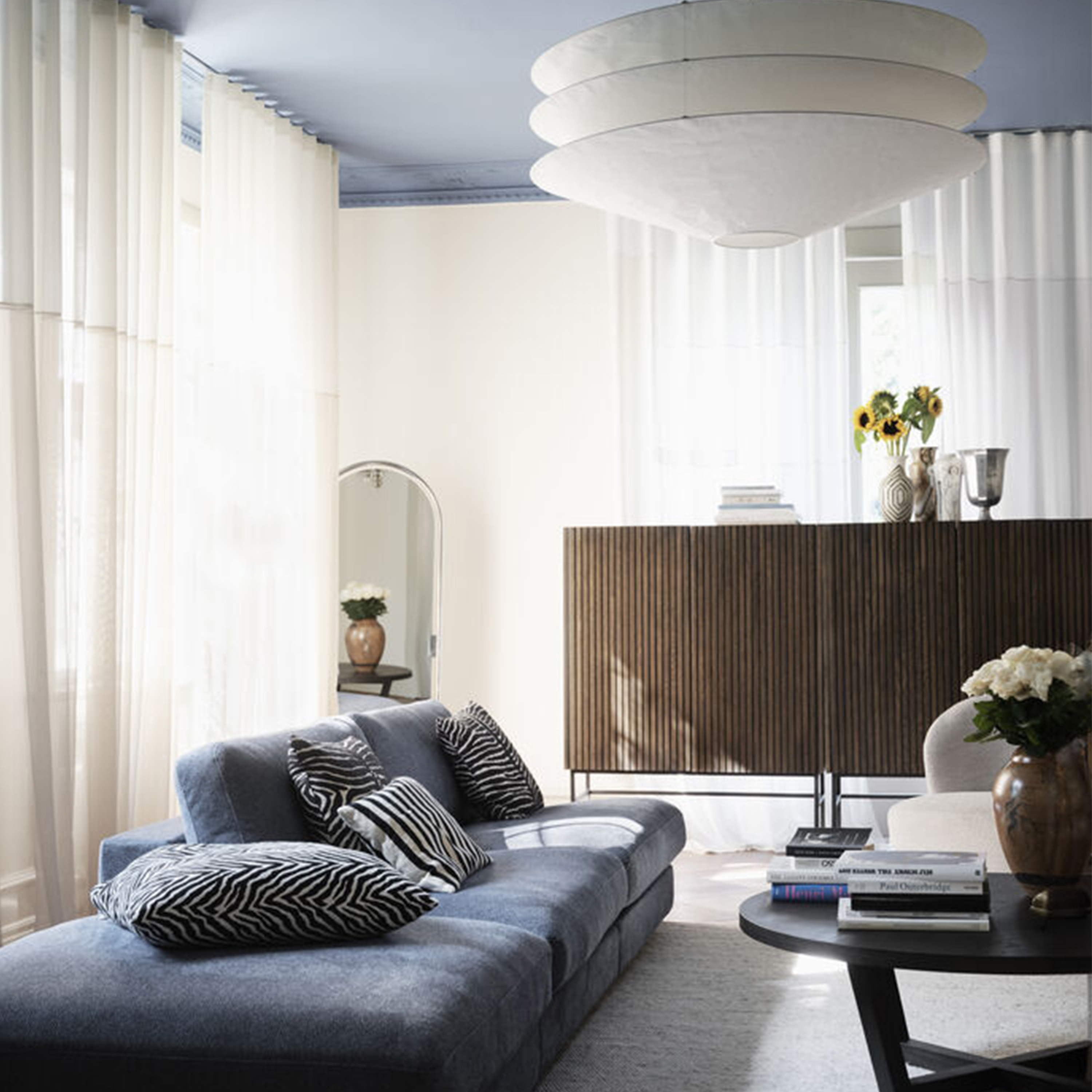 Rowico Home Halifax Schrank Braun/Schwarz 100cm