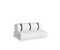 Buckle-Up Outdoor Daybed White 140cm