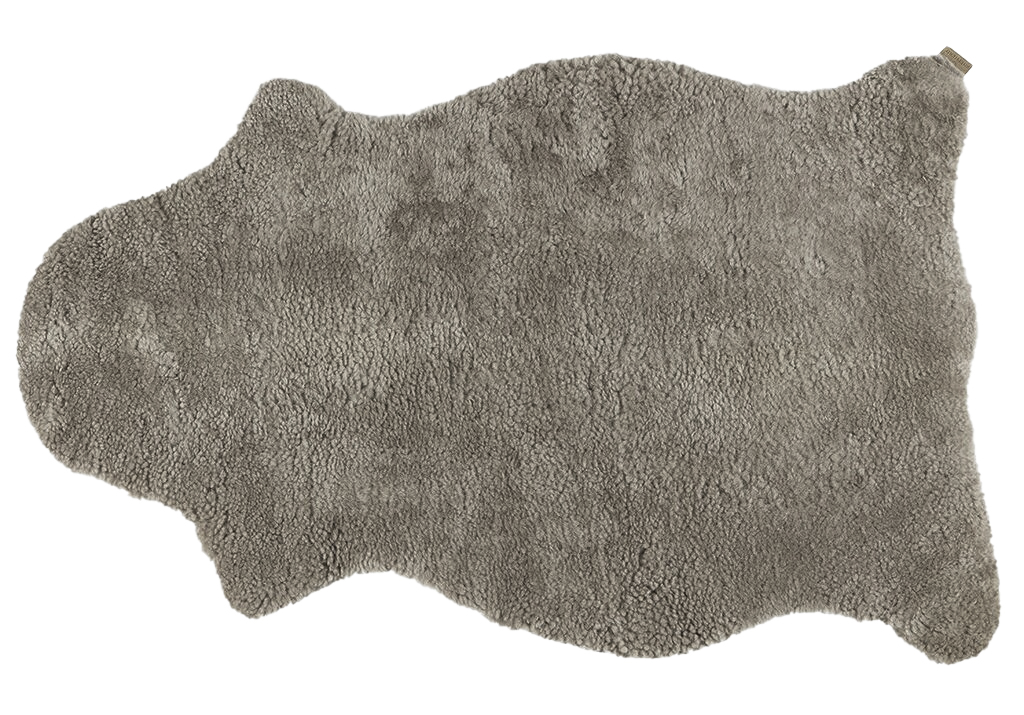 Ella Korthårigt Fårskinn Stone 100x60
