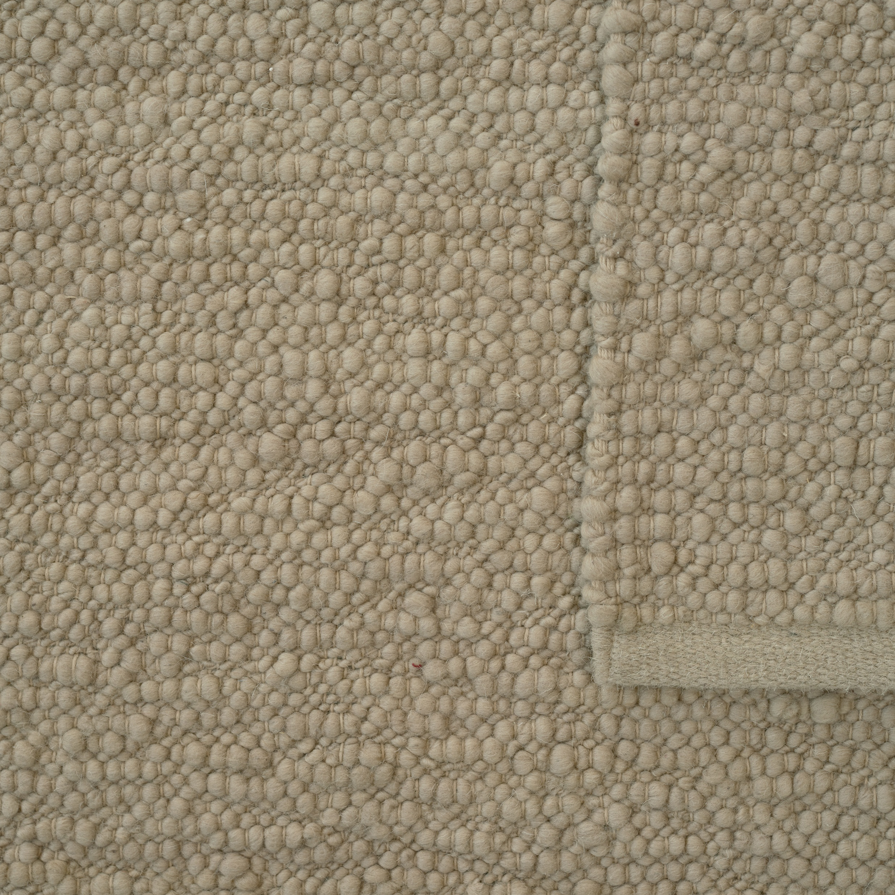 Linie Design Pebbled Poem Wollteppich Beige 170x240