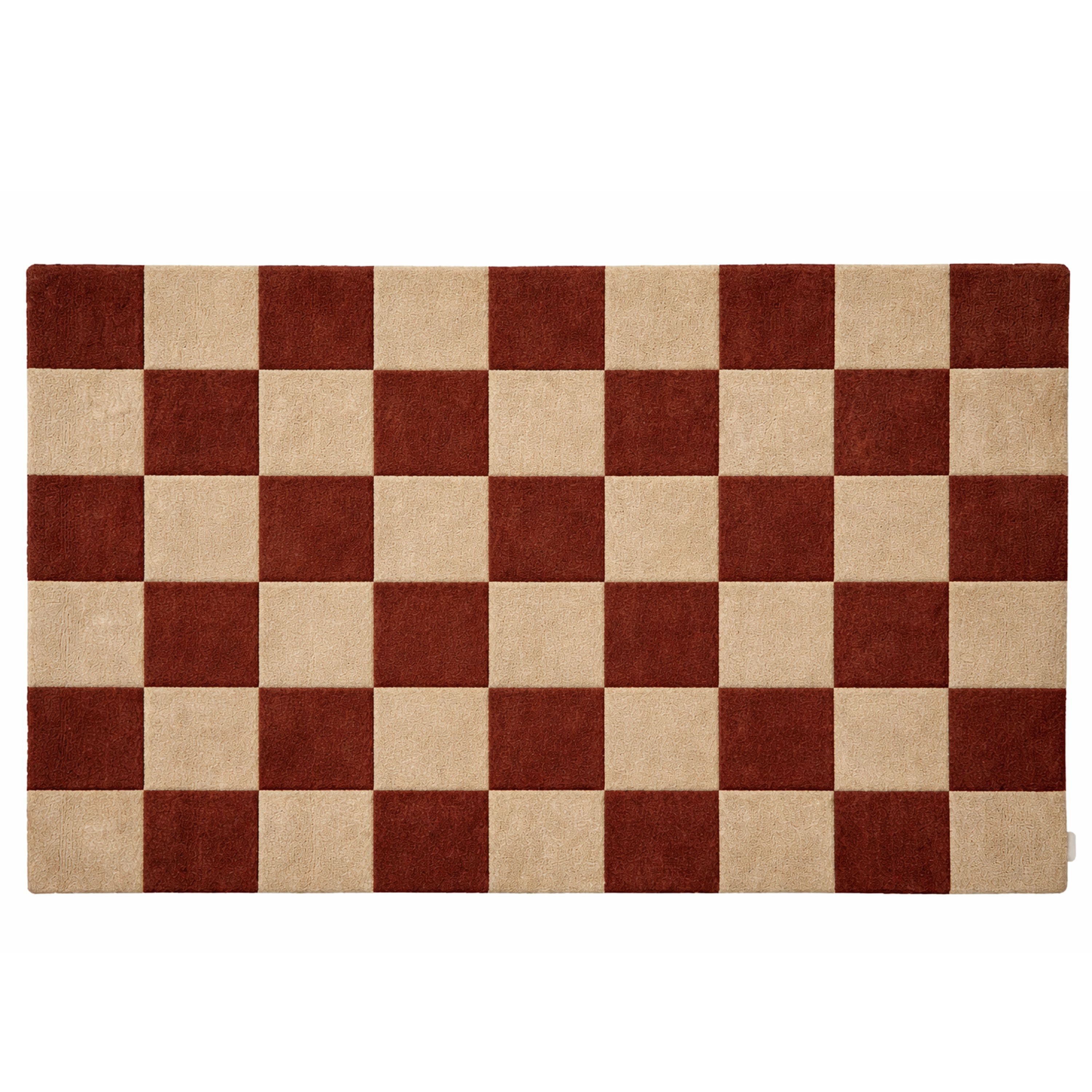 Square Dørmatte Terrakotta/Natur 85x130