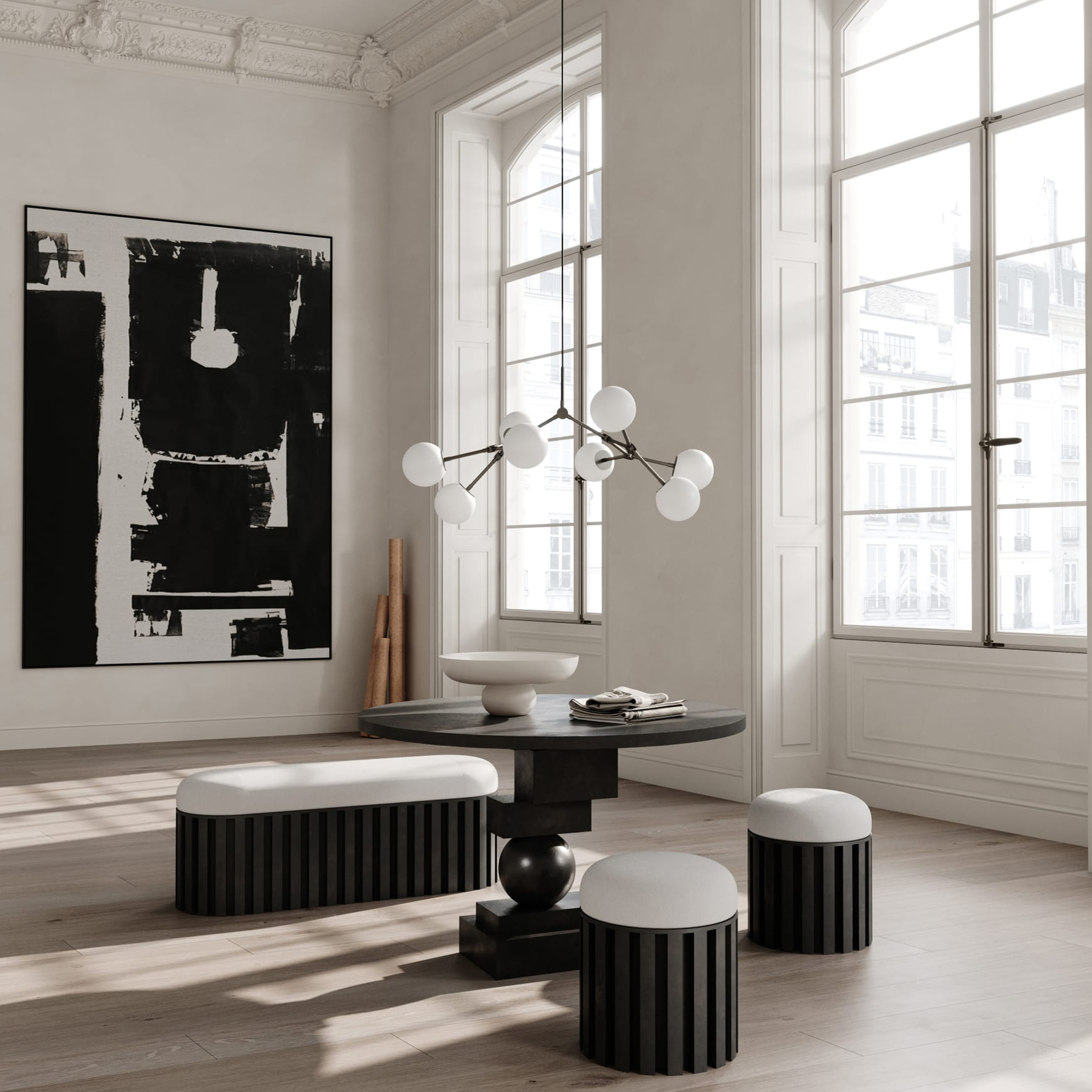 101 Copenhagen Drop Bulp Taklampe Grå Mini 97cm