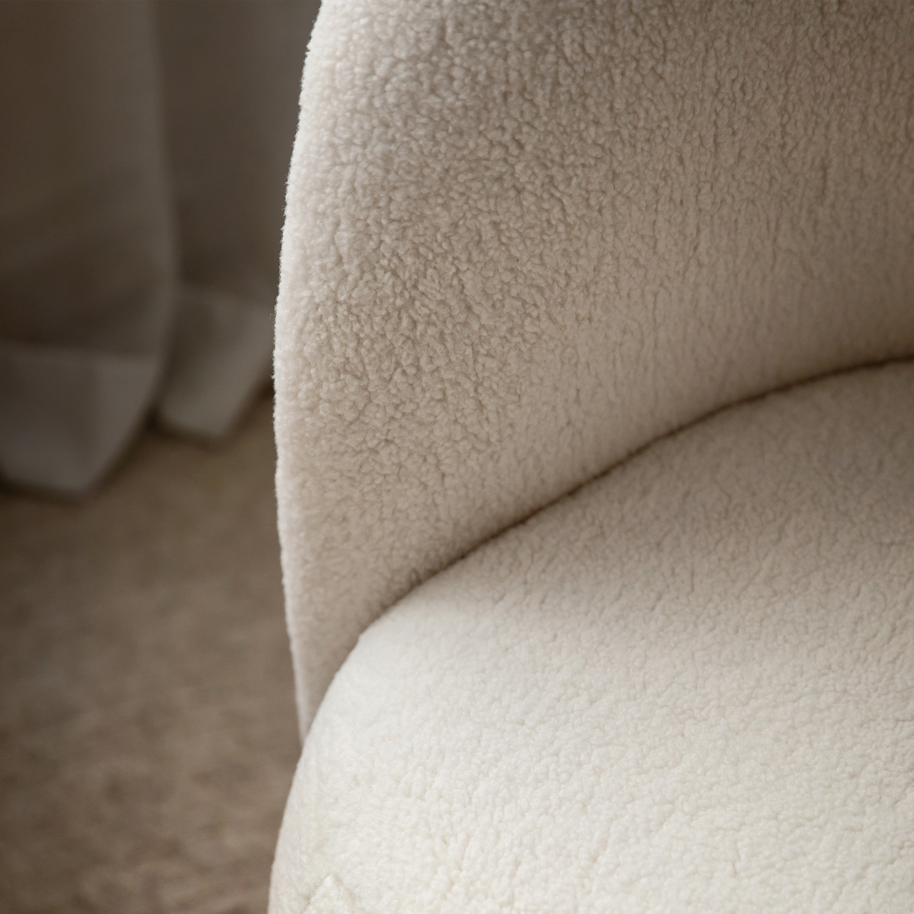 Sleepo Collection Lollo Fåtölj Creme Teddy