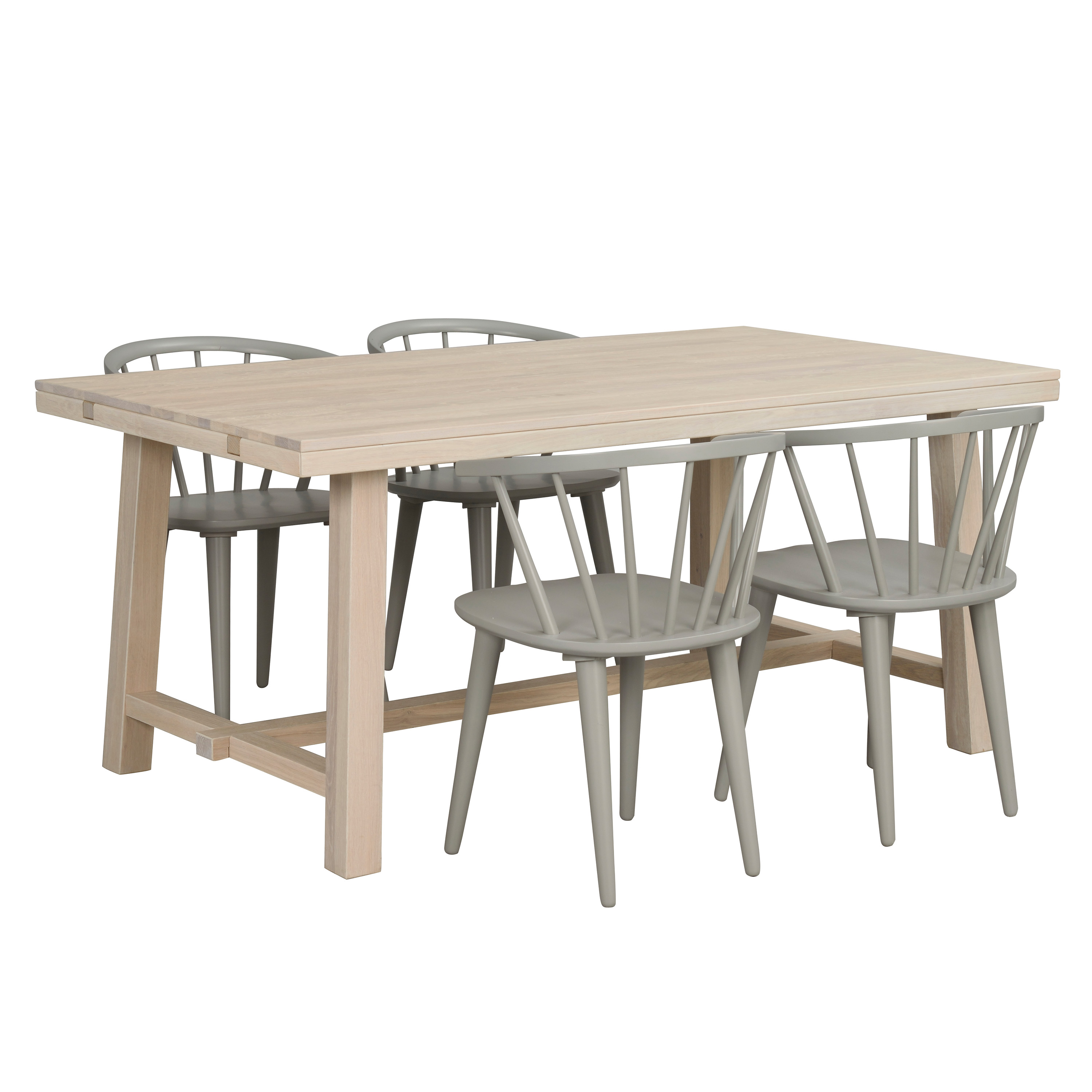 Rowico Home Brooklyn Matbord Vitpigmenterad Ek 170cm