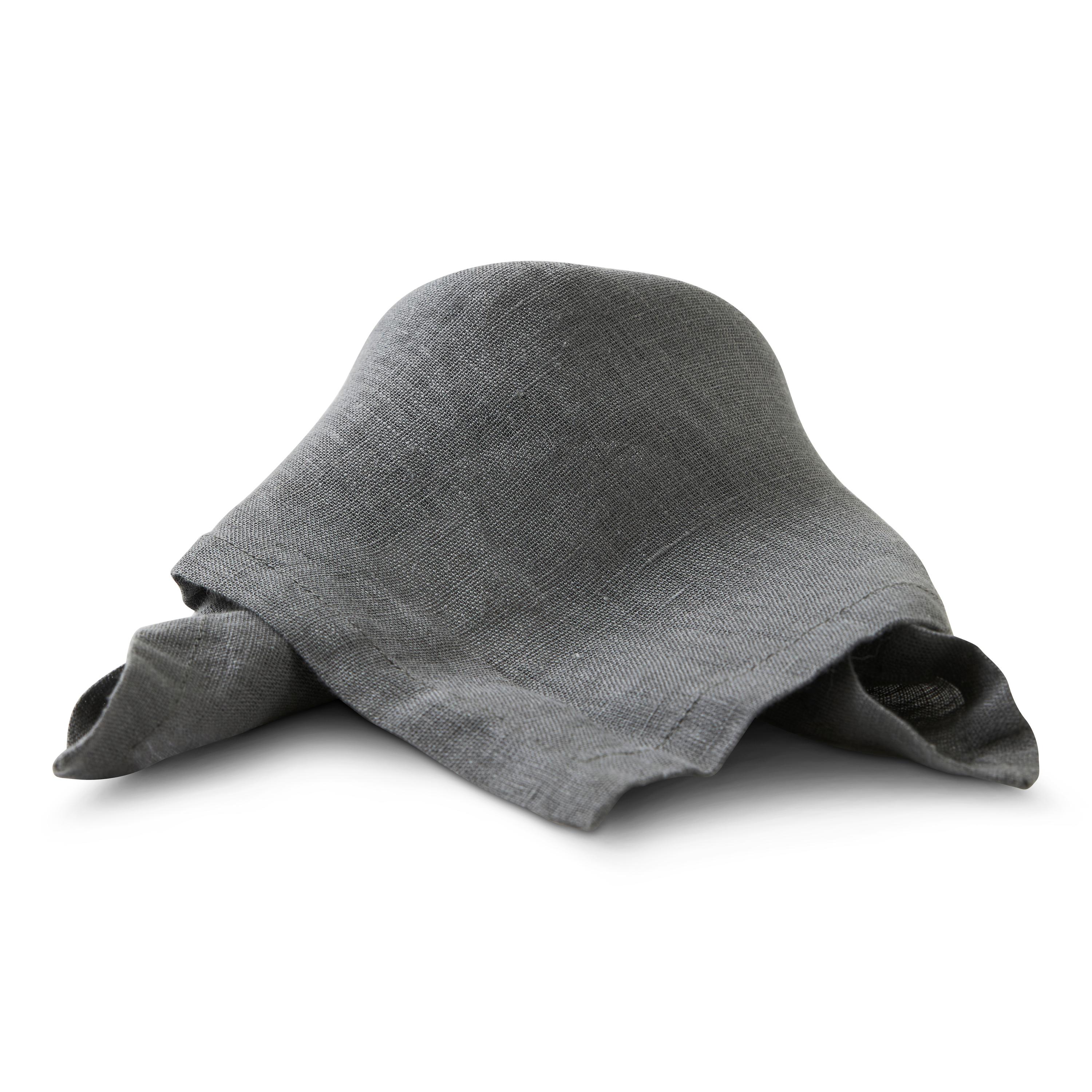 Mandela Servett Grå 40x40 4-pack