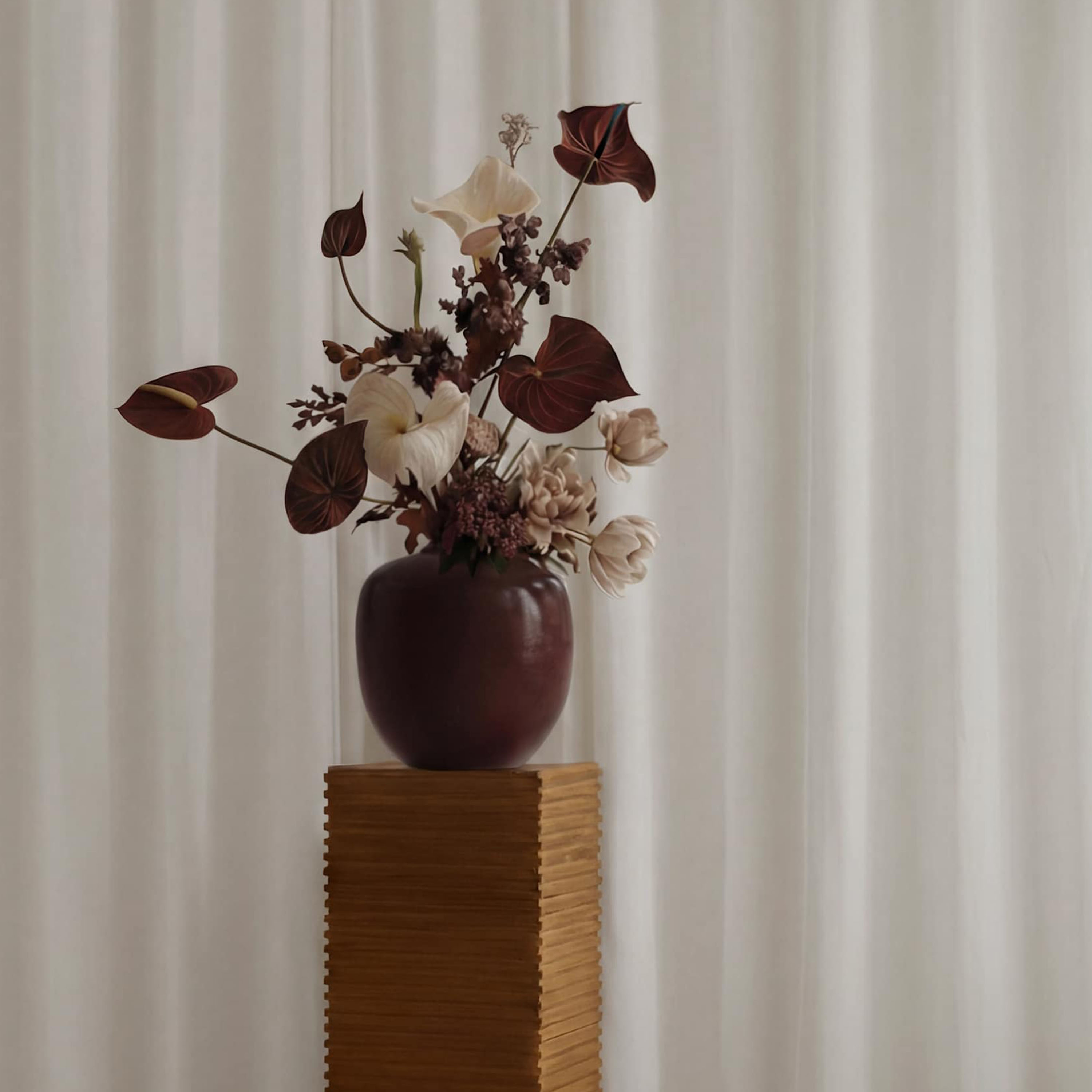 101 Copenhagen Sunao Maljakko Maroon Mini