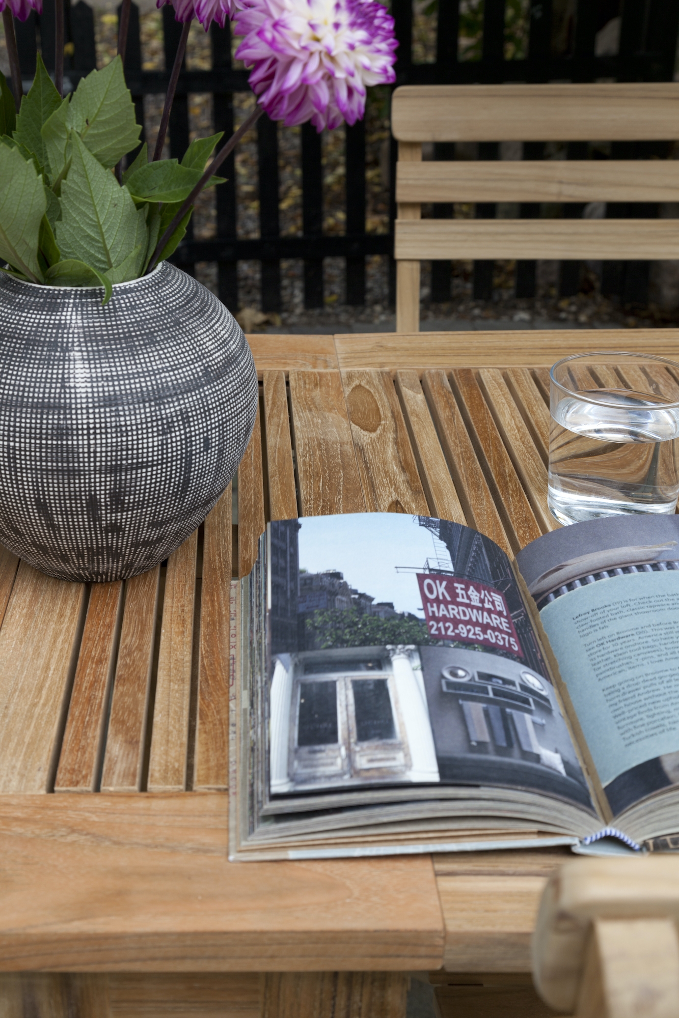 Cinas Butterfly Balkongbord Teak 130cm