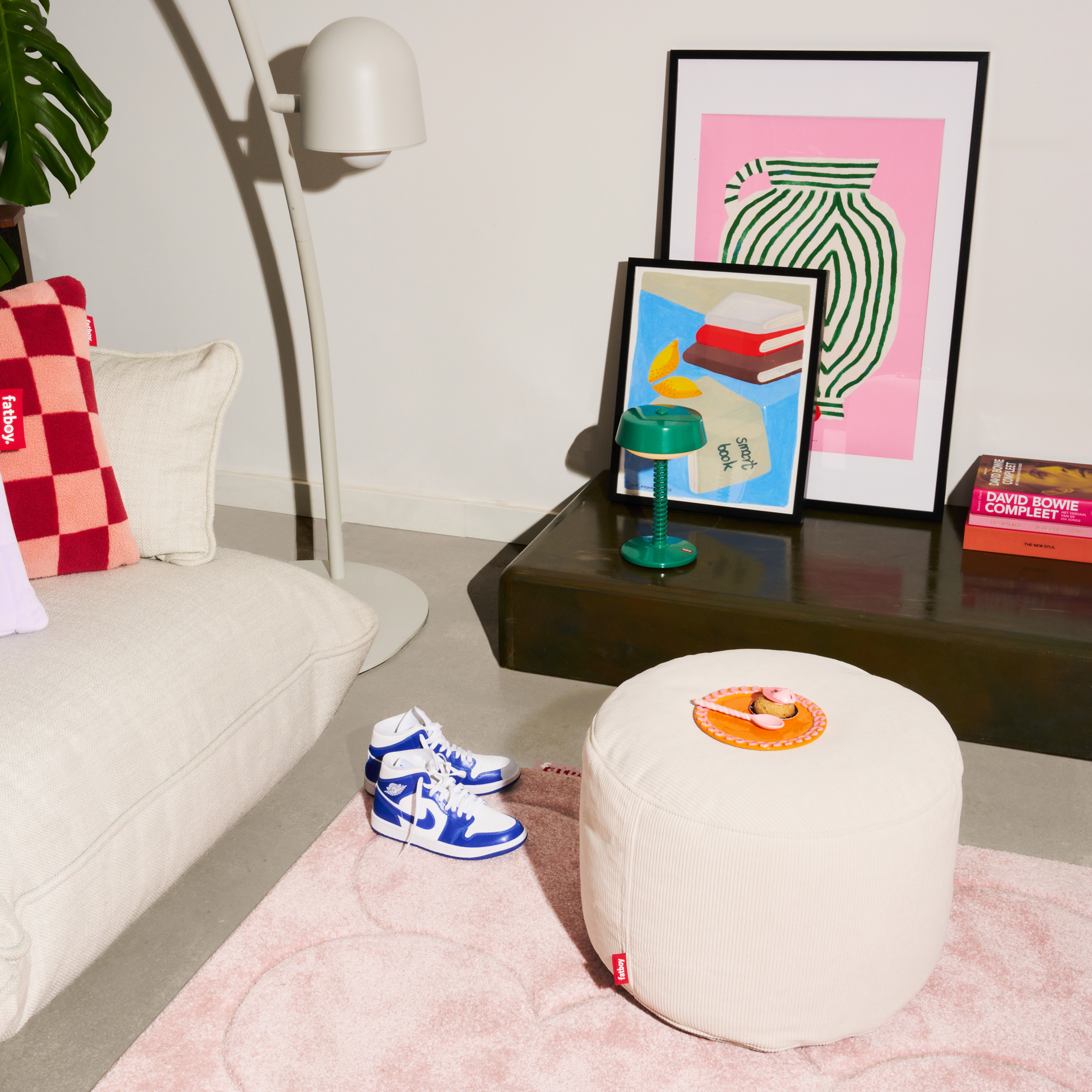 Fatboy Recycled Point Cord Istuintyyny Manchester Cream