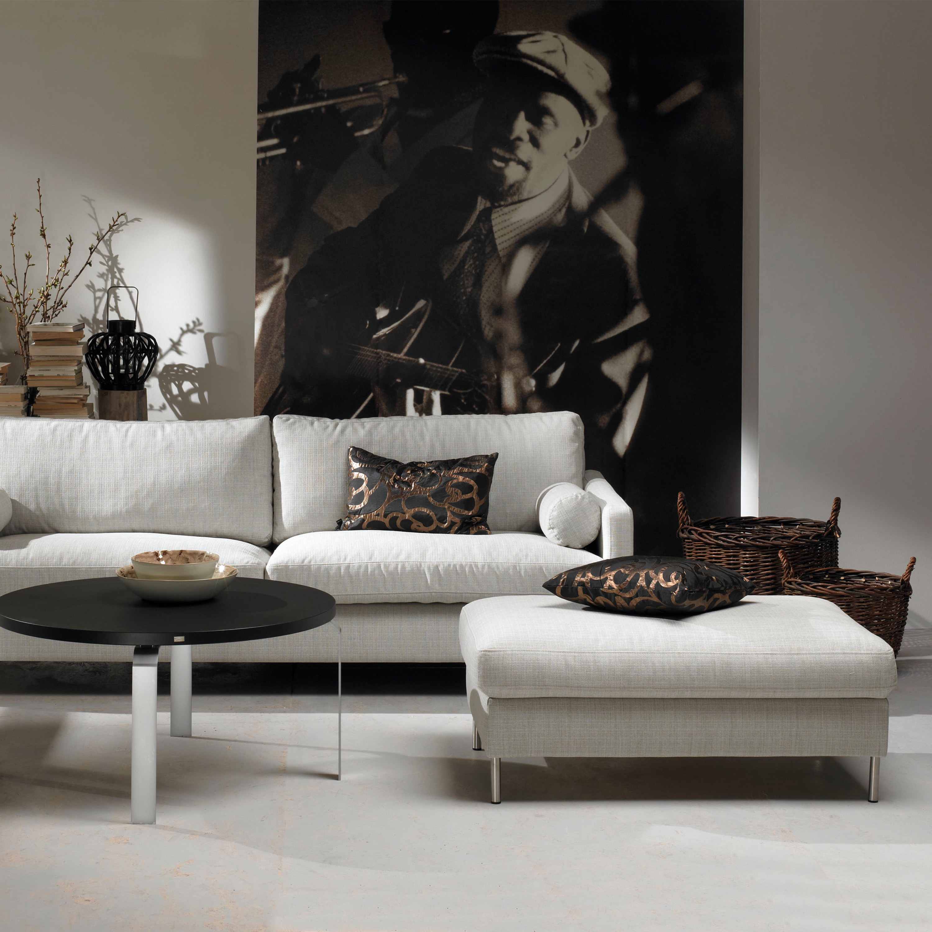 Sleepo Collection Åre Fotpall Vit 70x110