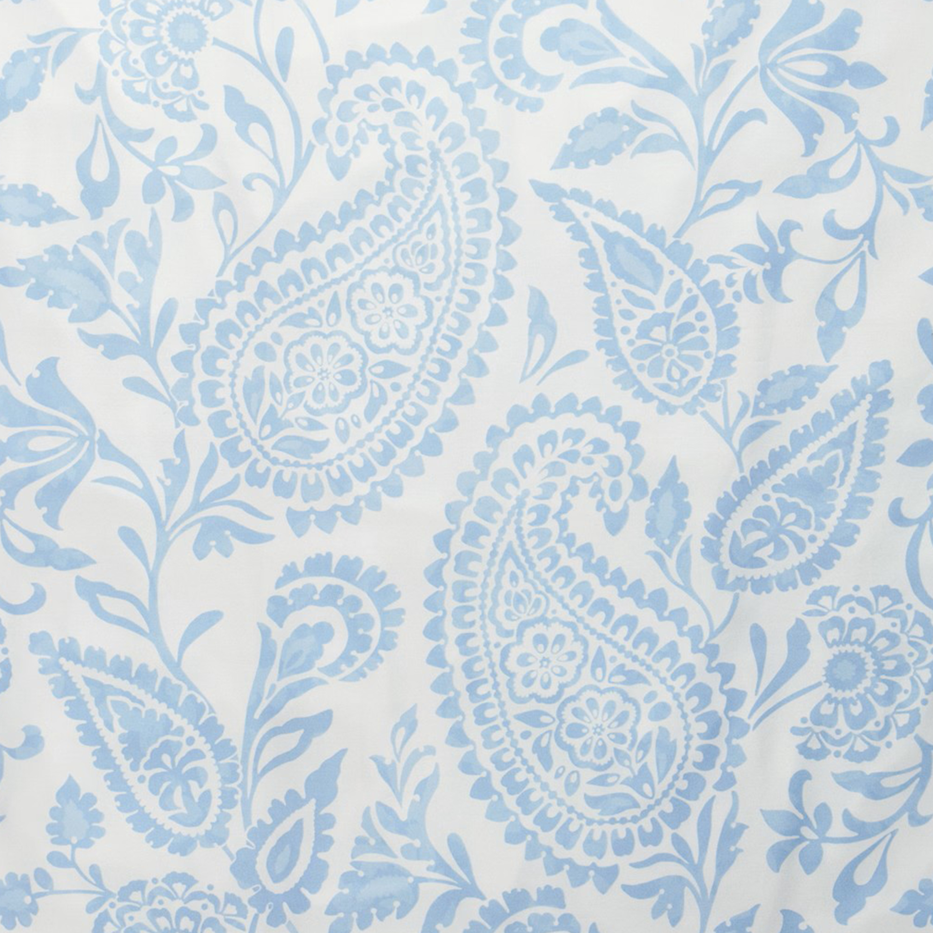 GANT Home Paisley Påslakan Satin Fresh Blue Dubbel