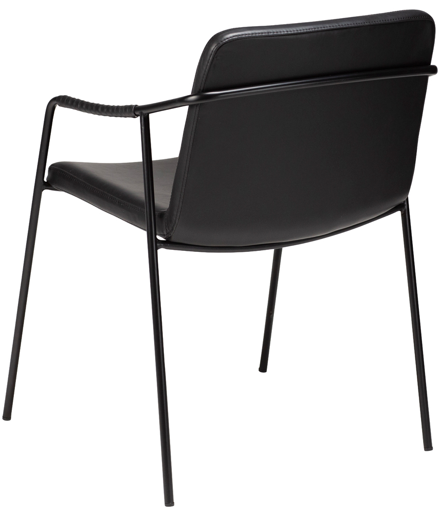 Dan Form Boto Ruokapöydän Tuoli Keinonahka Musta