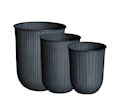 Out Stripe Kruka Black 3-pack