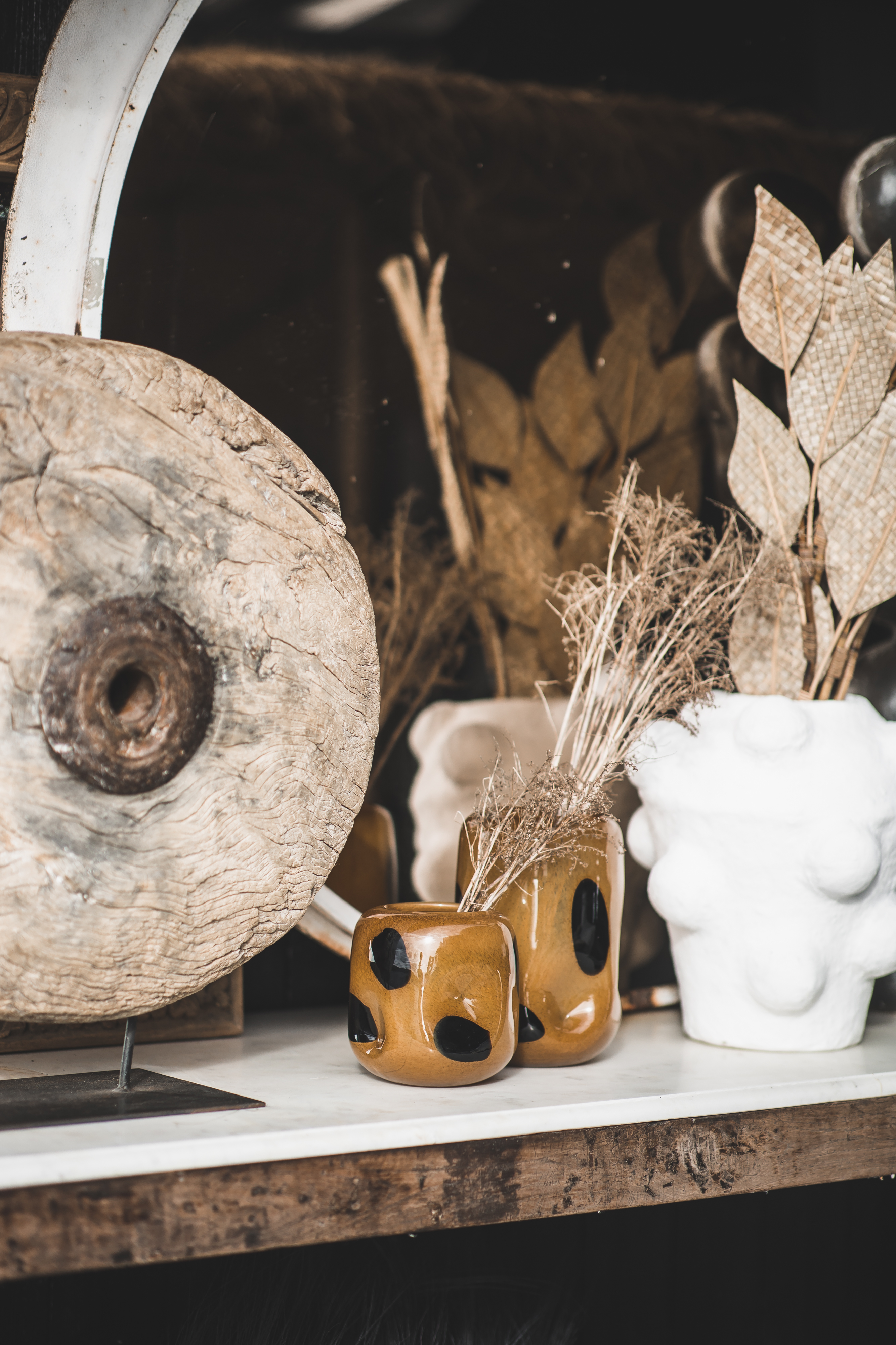 Jakobsdals Plume Maljakko Ruskea S