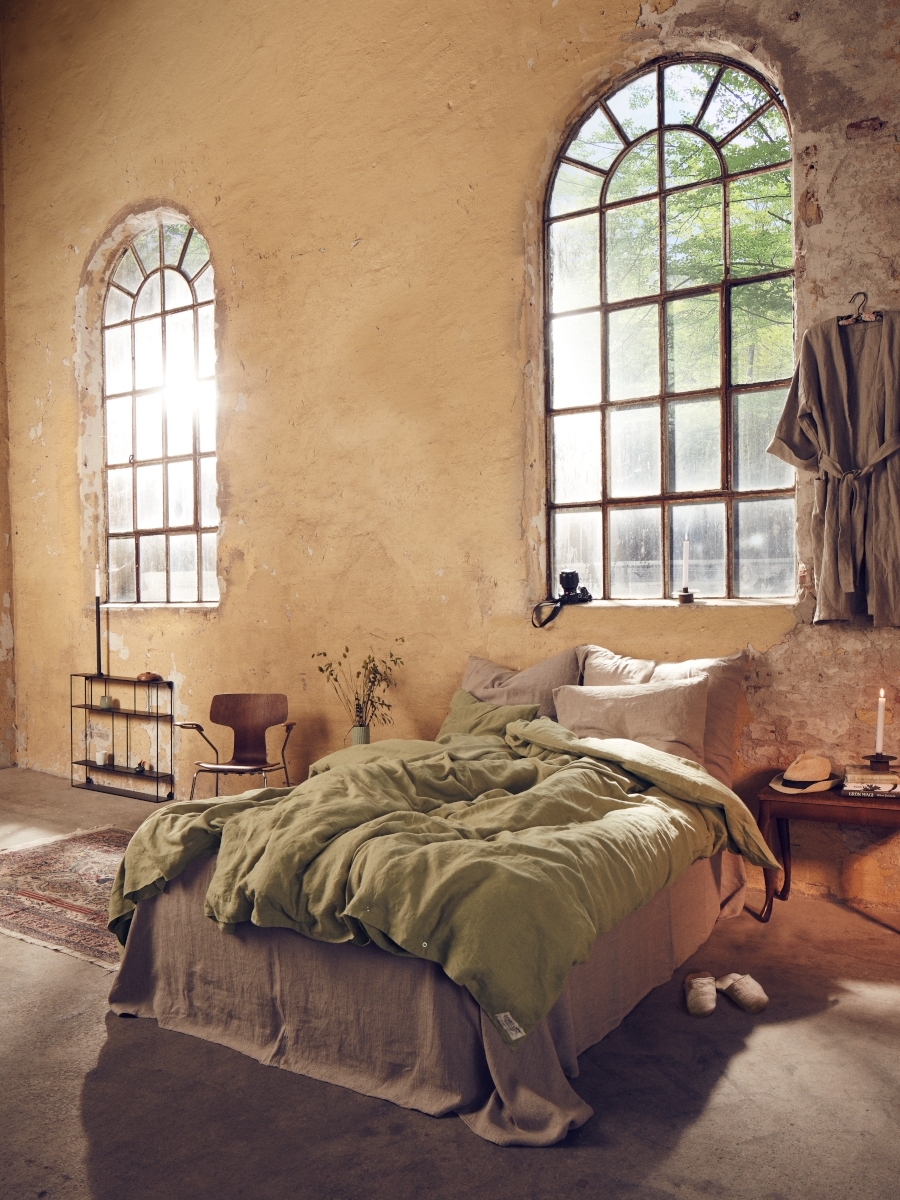 Lovely Linen Misty Örngott Linne Meadow 50x60