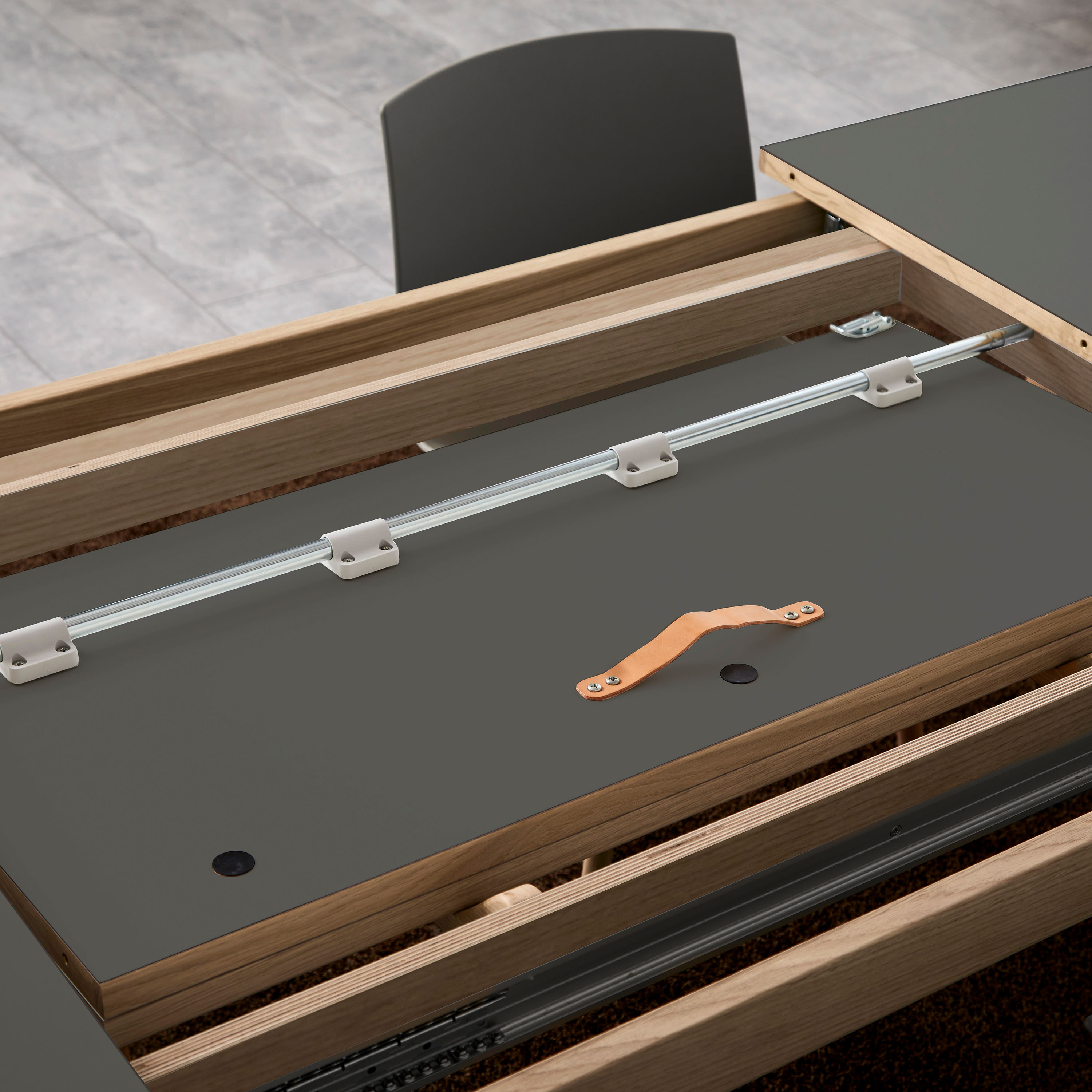 Andersen Furniture T3 Ruokapöytä Tammi/Grigio Londra 200x95