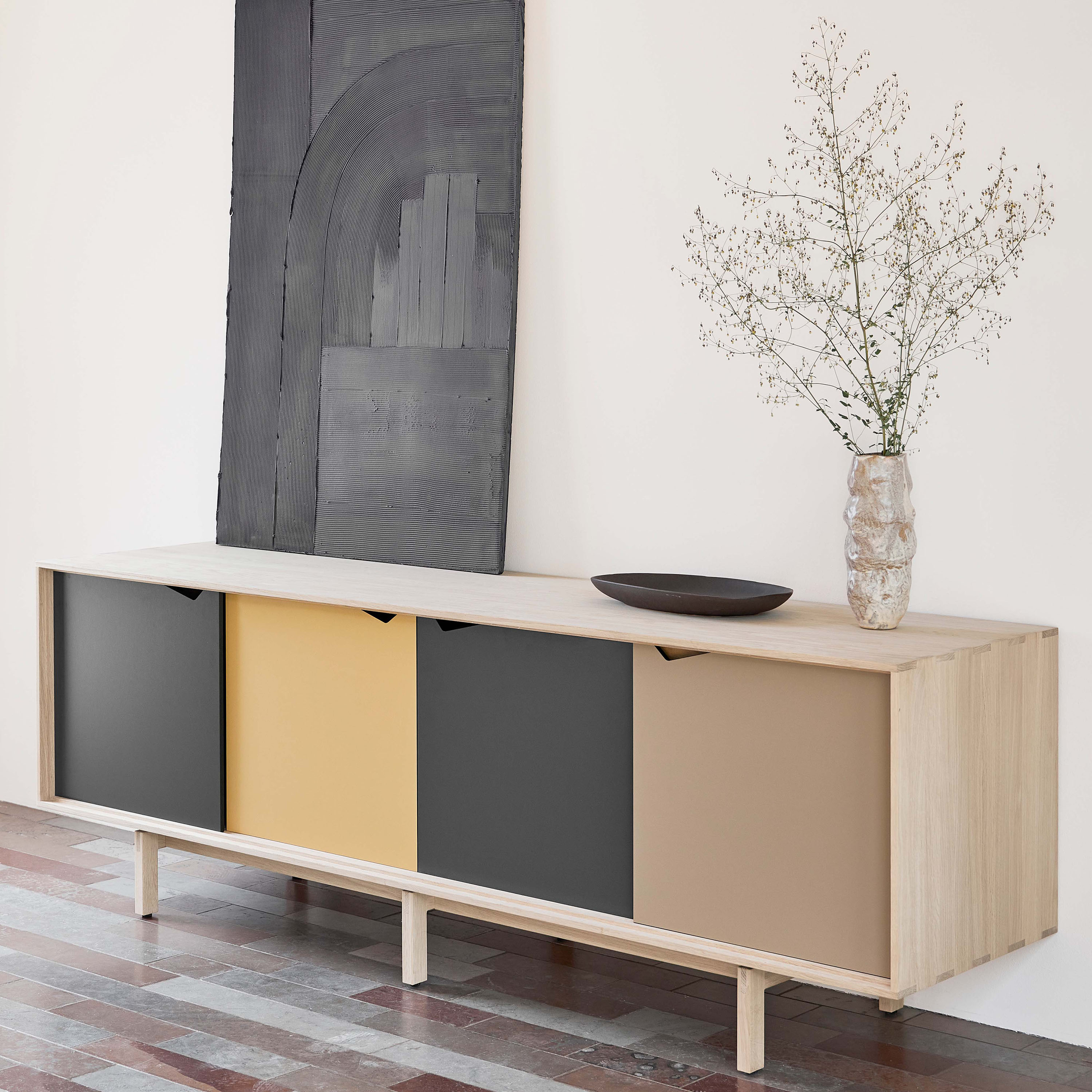 Andersen Furniture S1 Sideboard Såpet Eik/Multi Earth 200x68